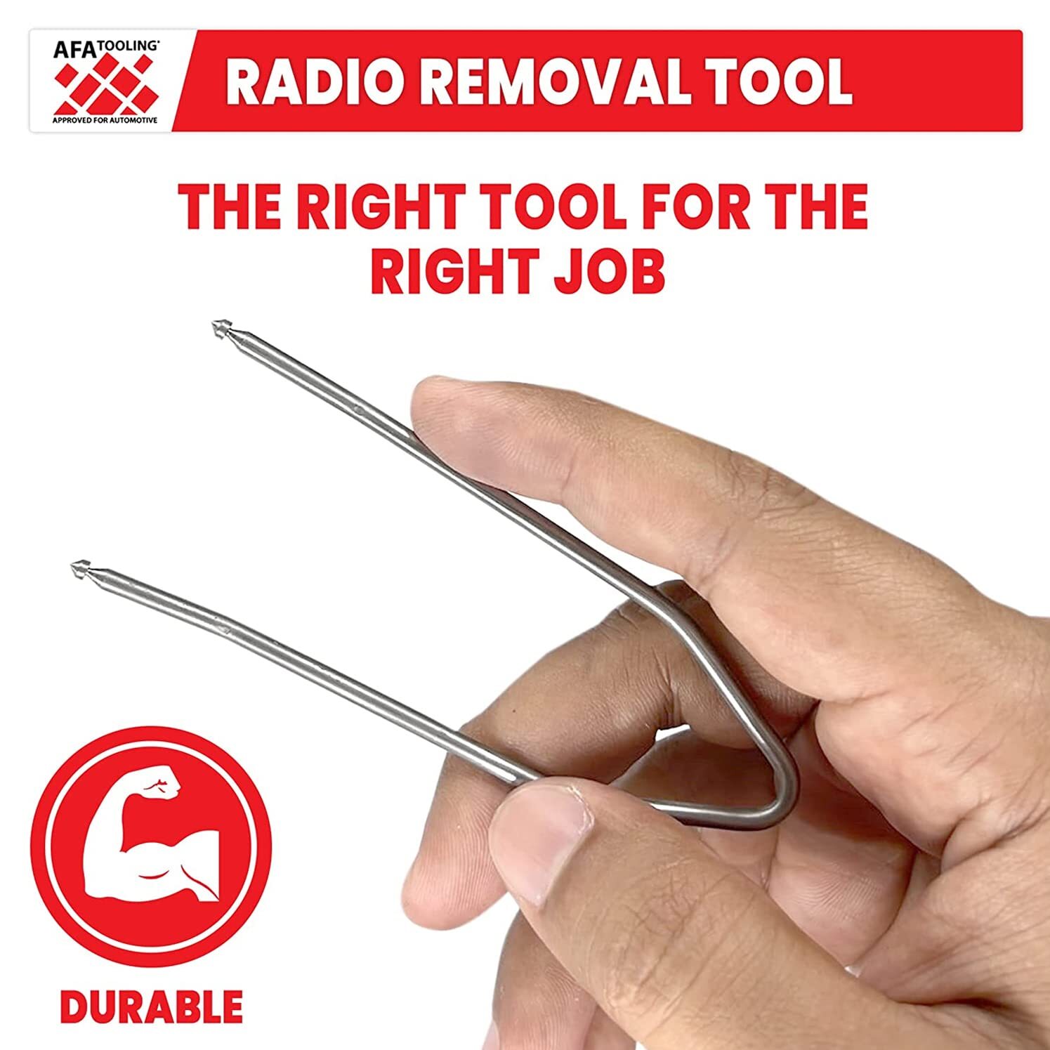 AFA Tooling Radio Removal Tool Kit | Works for Ford Audi. VW Mercedes and Mor…