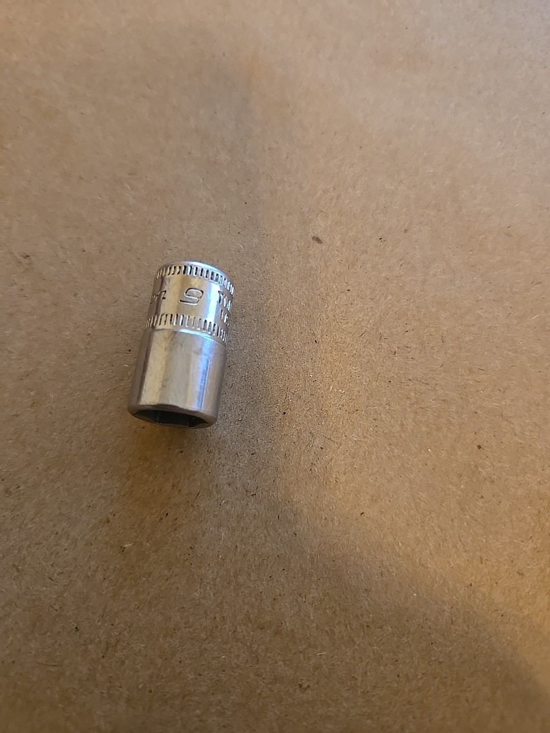 Snap On 1/4″ Drive 9MM 6PT Metric Shallow Chrome Socket TMM9