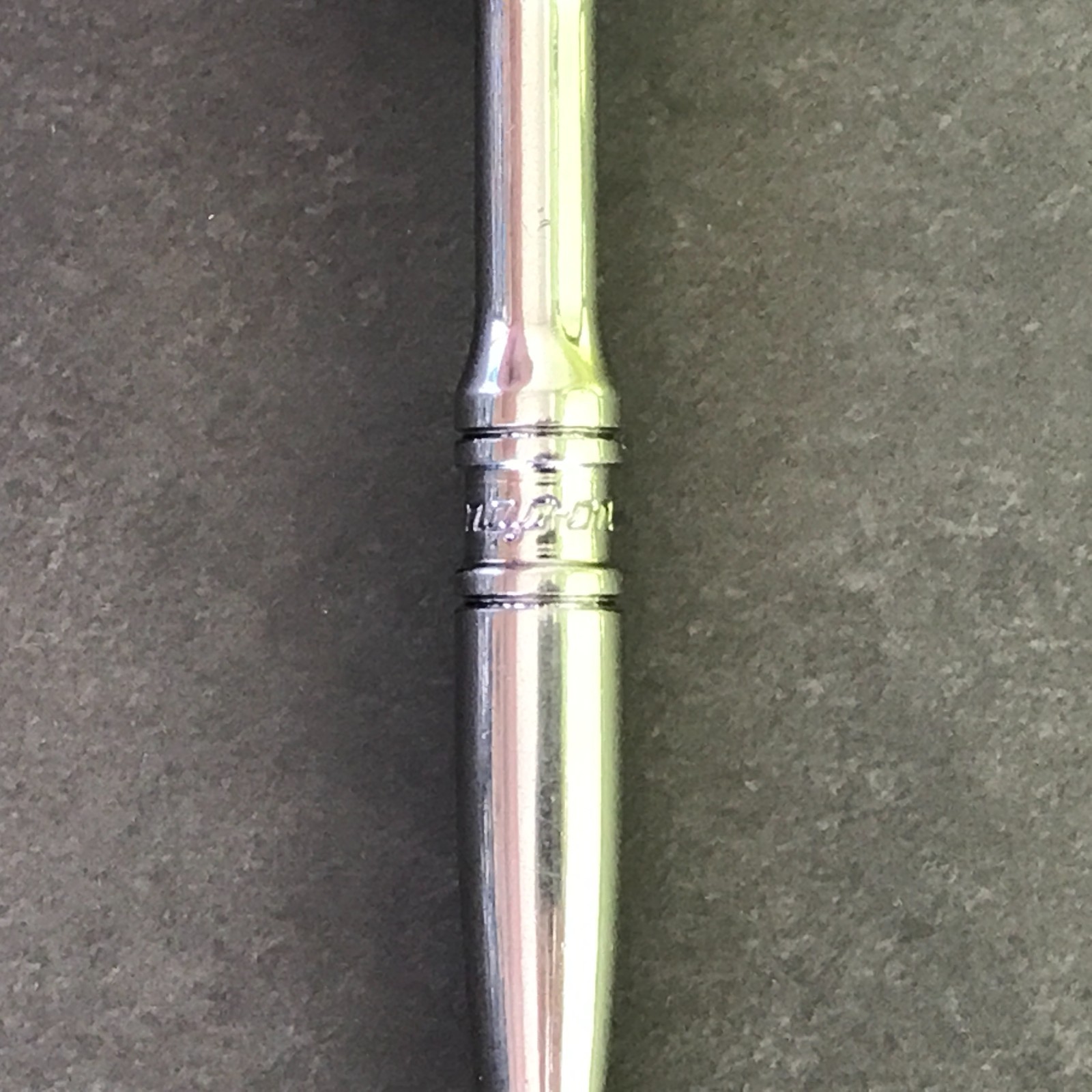 Snap-on TM830 1/4″ Drive Short Handle Chrome Ratchet 4.5″ Made in USA Vintage