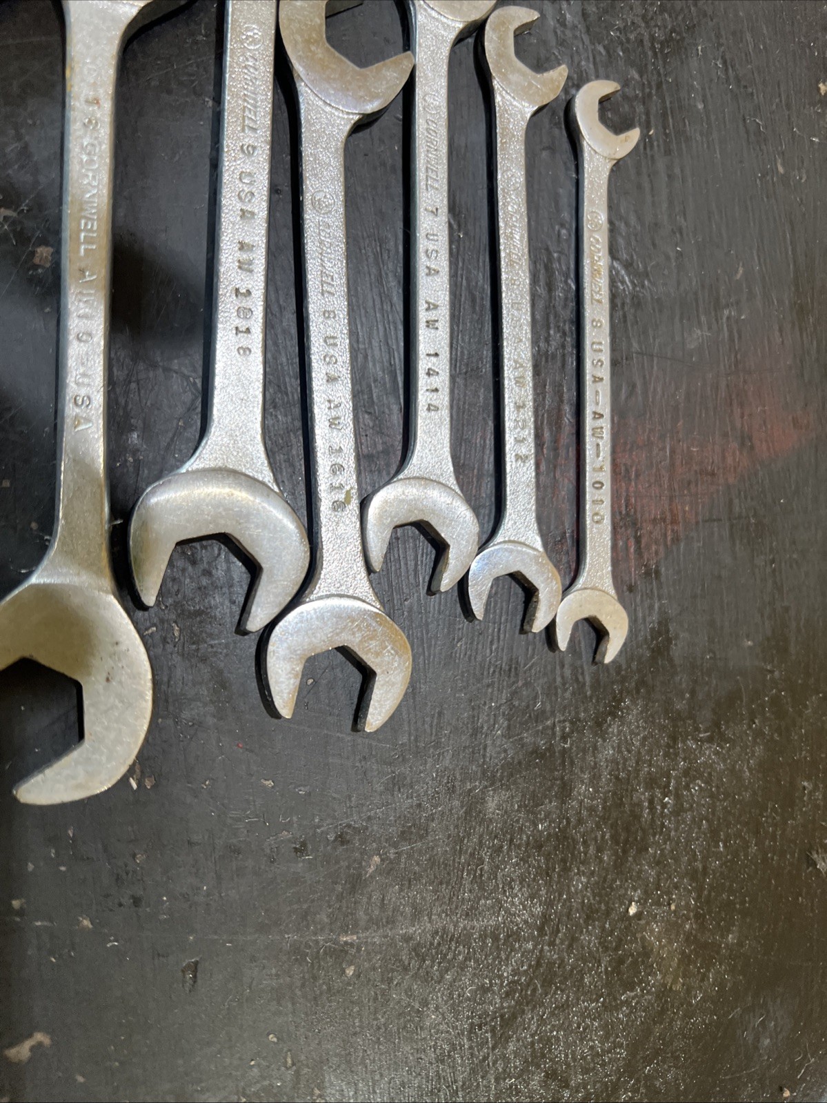 Cornwell USA Made SAE Four Way Angle Wrench Set 5/16-1 1/4 11 Pieces