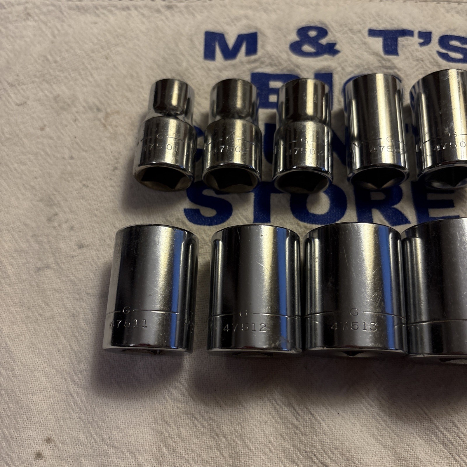Craftsman USA 1/2″ Drive 12pt 11pc SAE Shallow Socket Set G Series 7/16 – 1-1/16