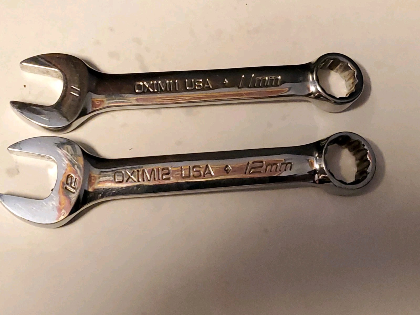 Snap-On «Lot Of 2» 11MM & 12MM 12pt Short Wrenchs.