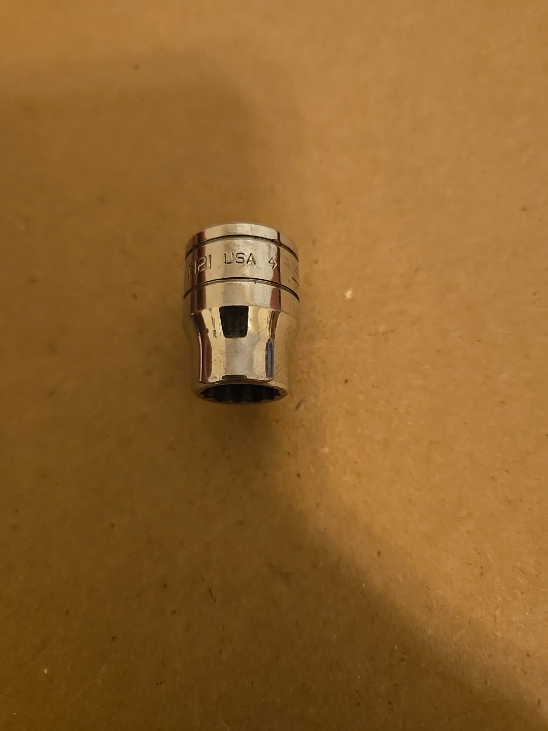 Snap On 3/8″ Drive 3/8″ 12PT SAE Shallow Chrome Socket F121