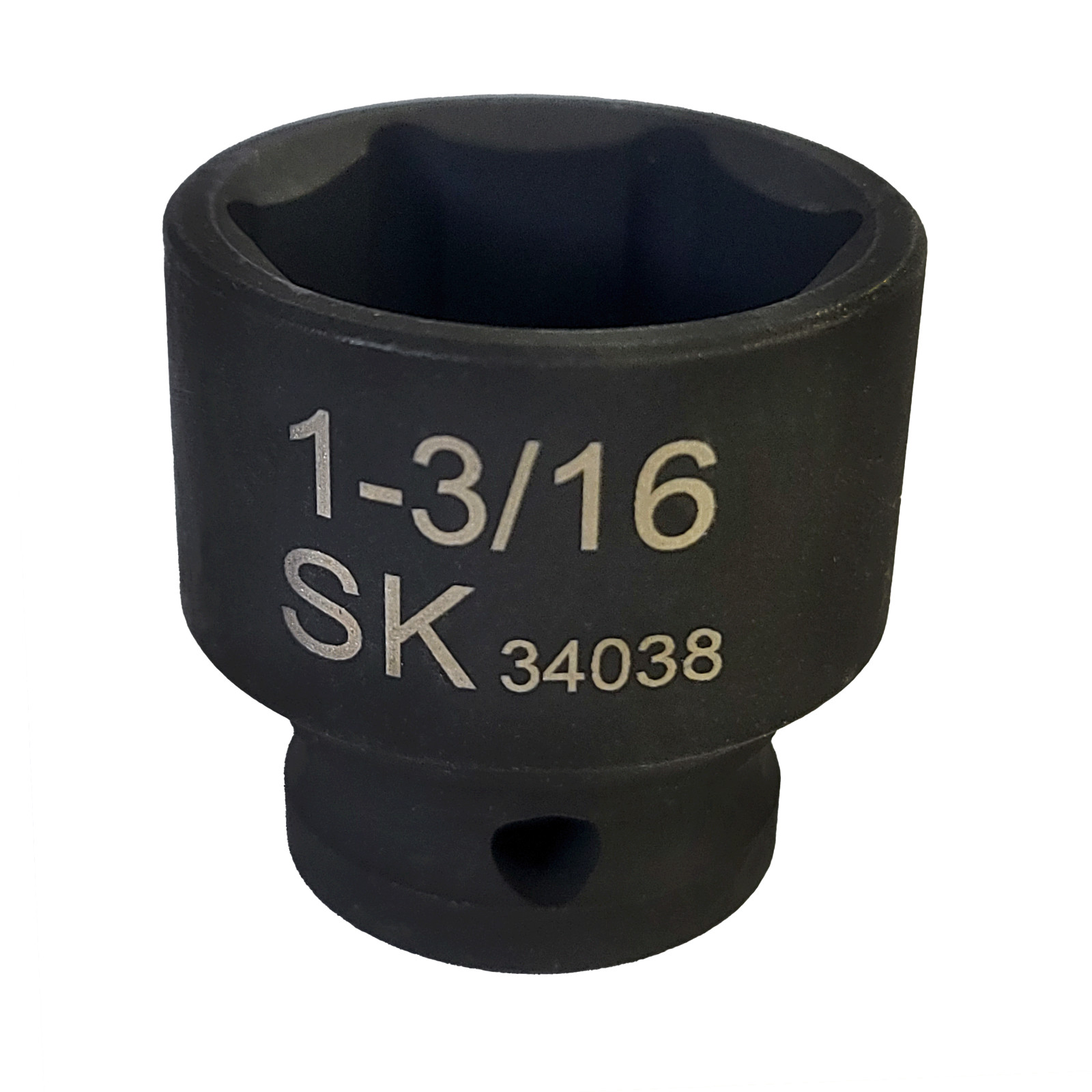 SK Hand Tools 34038 1/2in Drive 1-3/16in 6pt Fractional Impact Socket New