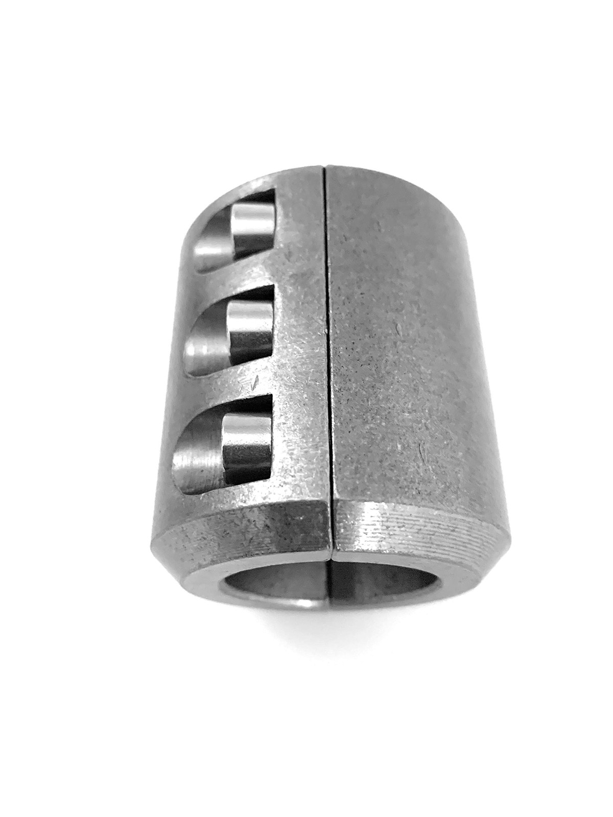 UTVDistribution Universal Fabrication Connector Tube Clamp Bolt On Silver