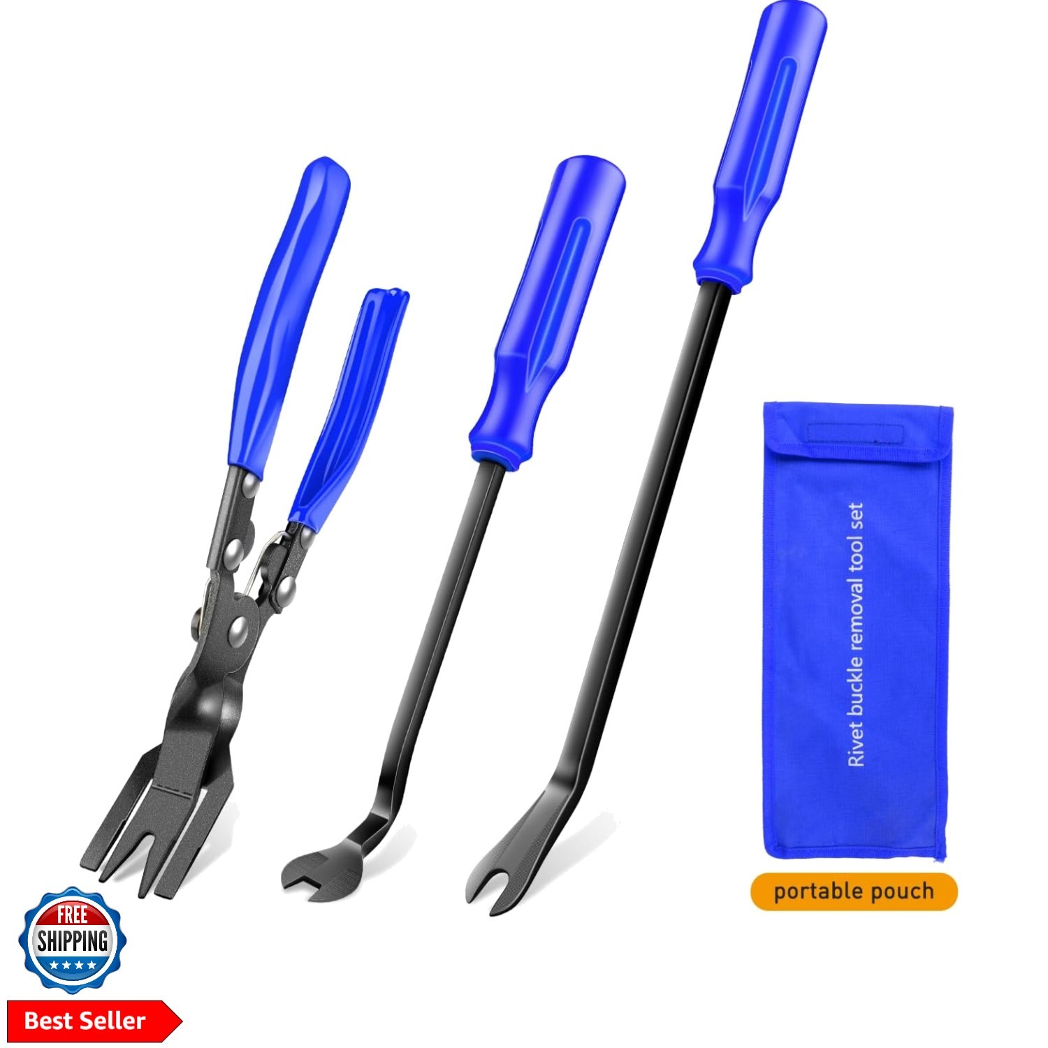 Auto Trim Removal Tool Set 3Pcs No Scratch Pry Tool Kit with Storage Bag for …