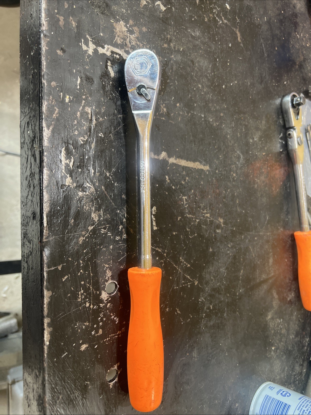 Matco USA Made BFR11TM 3/8 Drive Hi Viz Orange Hard Handle Ratchet