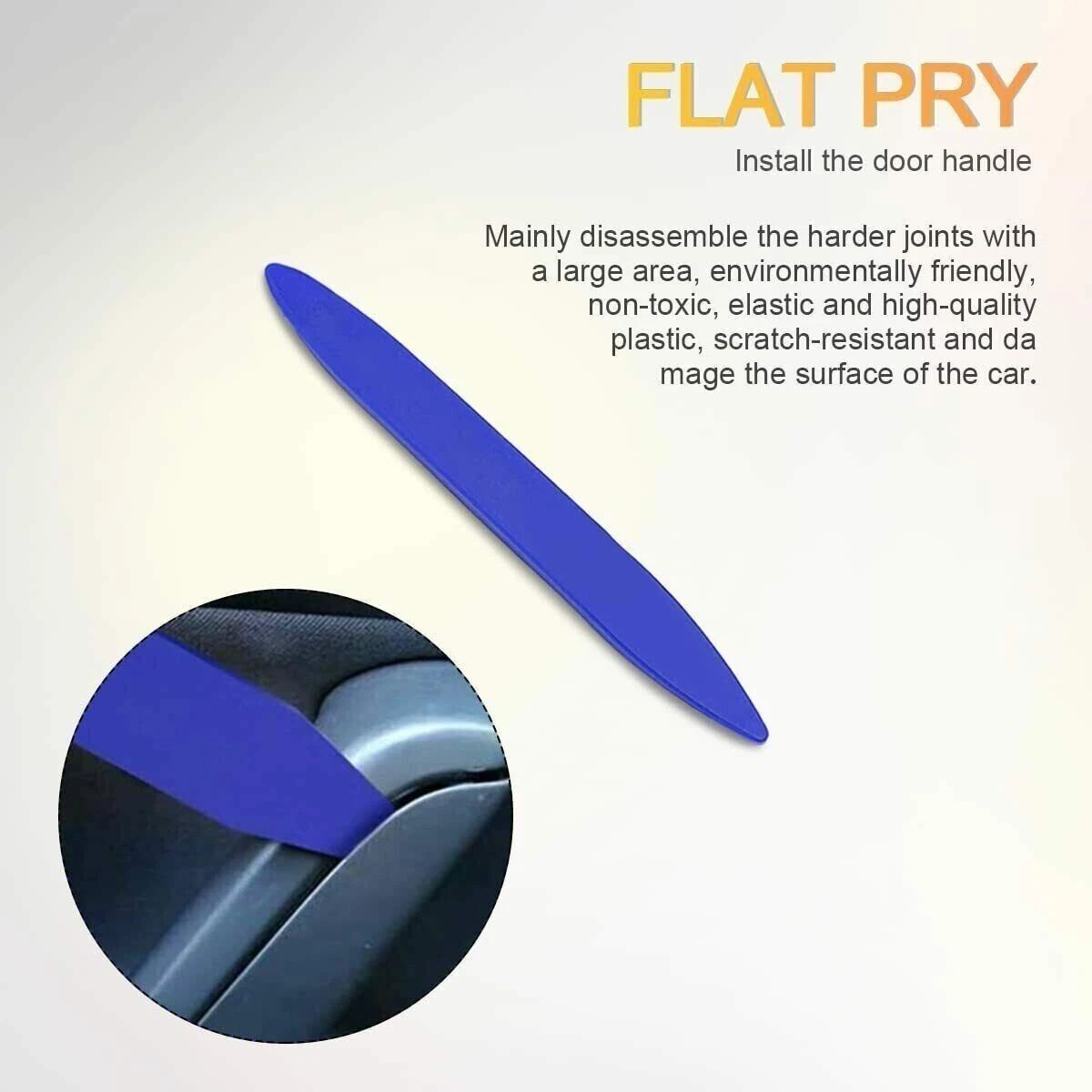 Car Door Trim Removal Tool Pry Panel Dash Radio Body Clip Installer Kit Set (13)