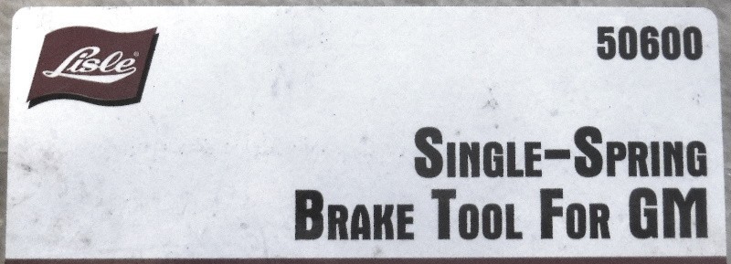 Lisle 50600 Chevy GMC Single Spring Brake Release Tool Used Once Free Shipping