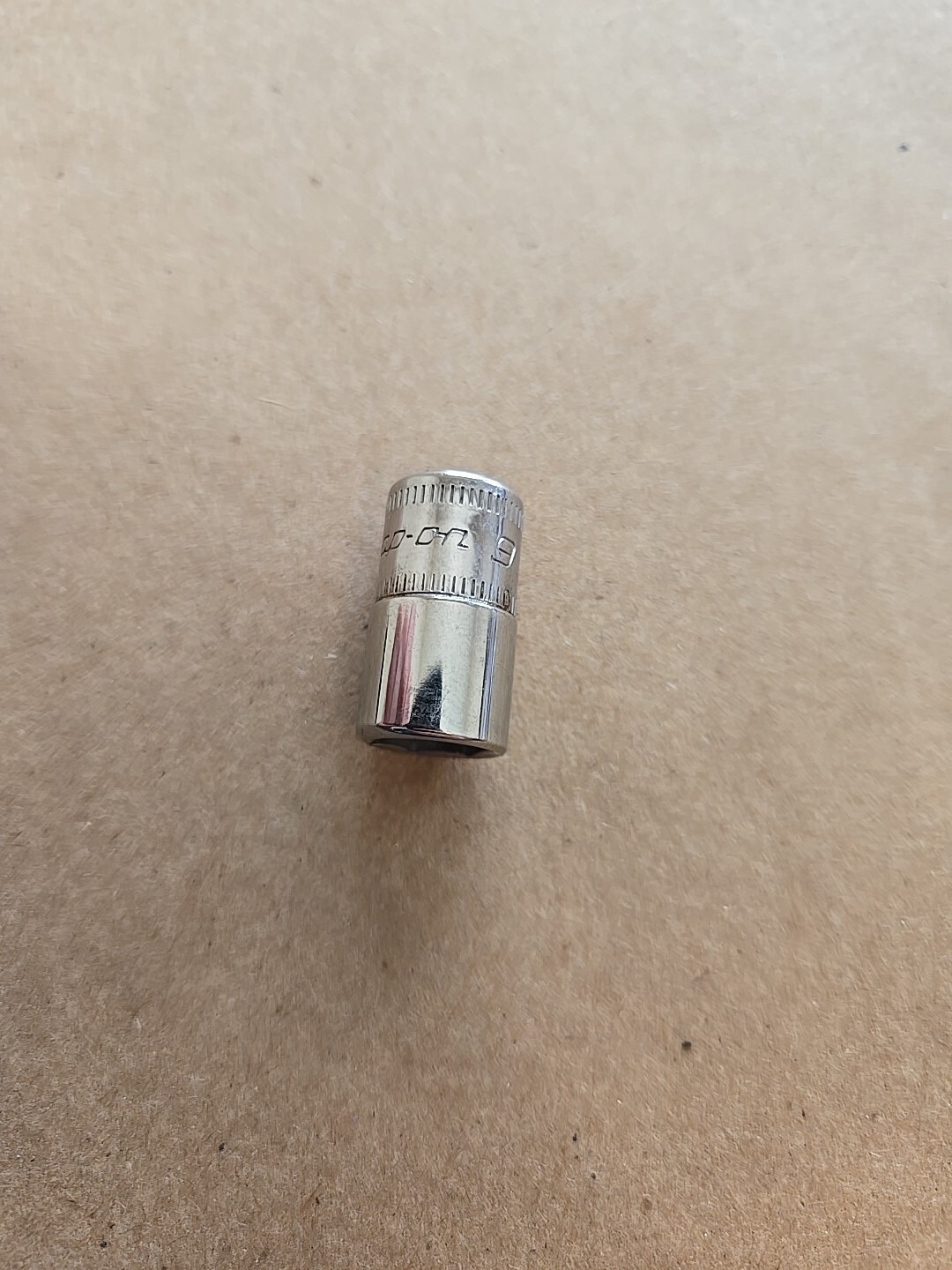 Snap On 1/4″ Drive 9MM 6PT Shallow Chrome Socket TMM9