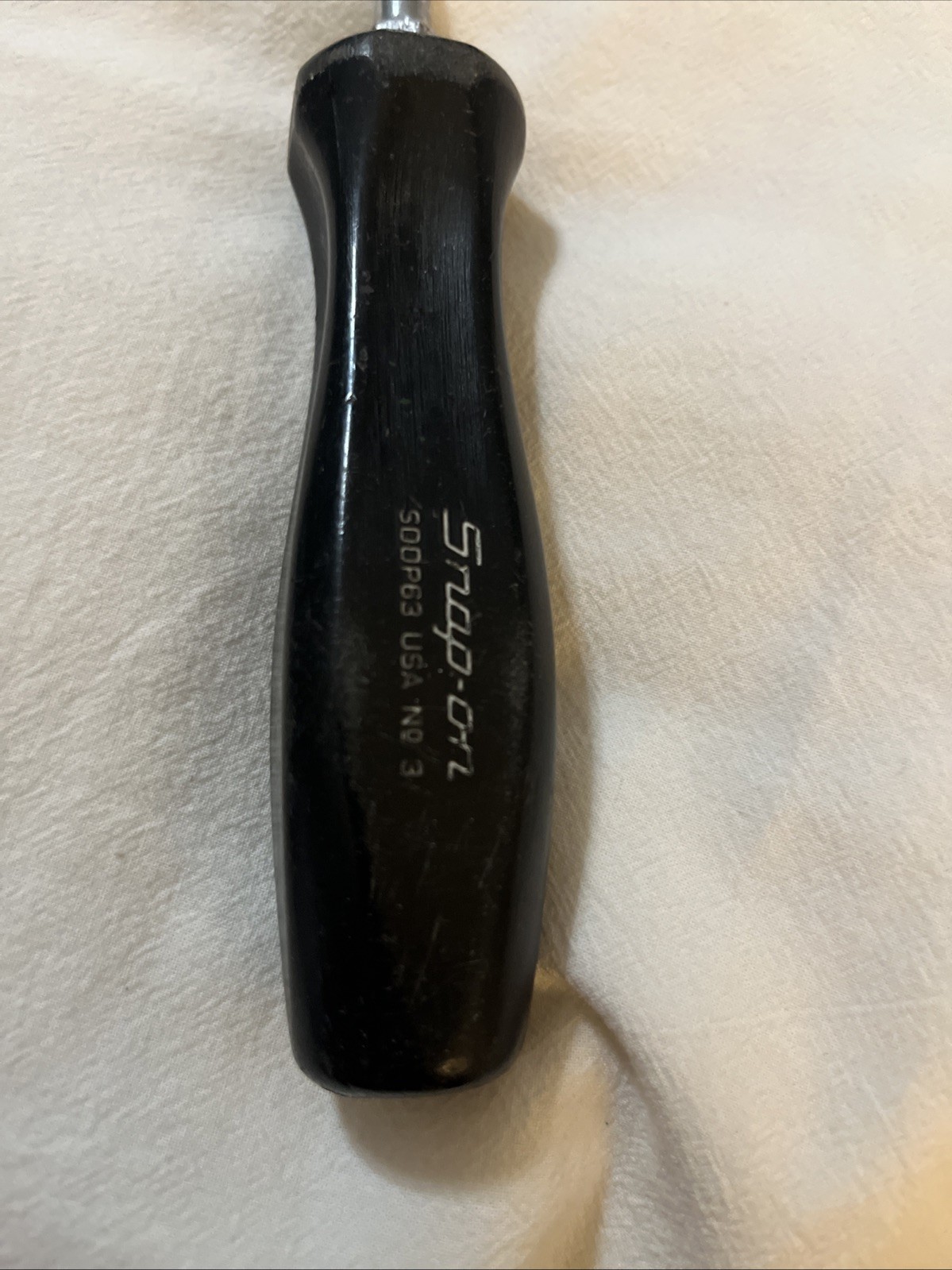 Snap On No. 3 P3 Phillips Screwdriver Black Hard Handle SDDP63 USA