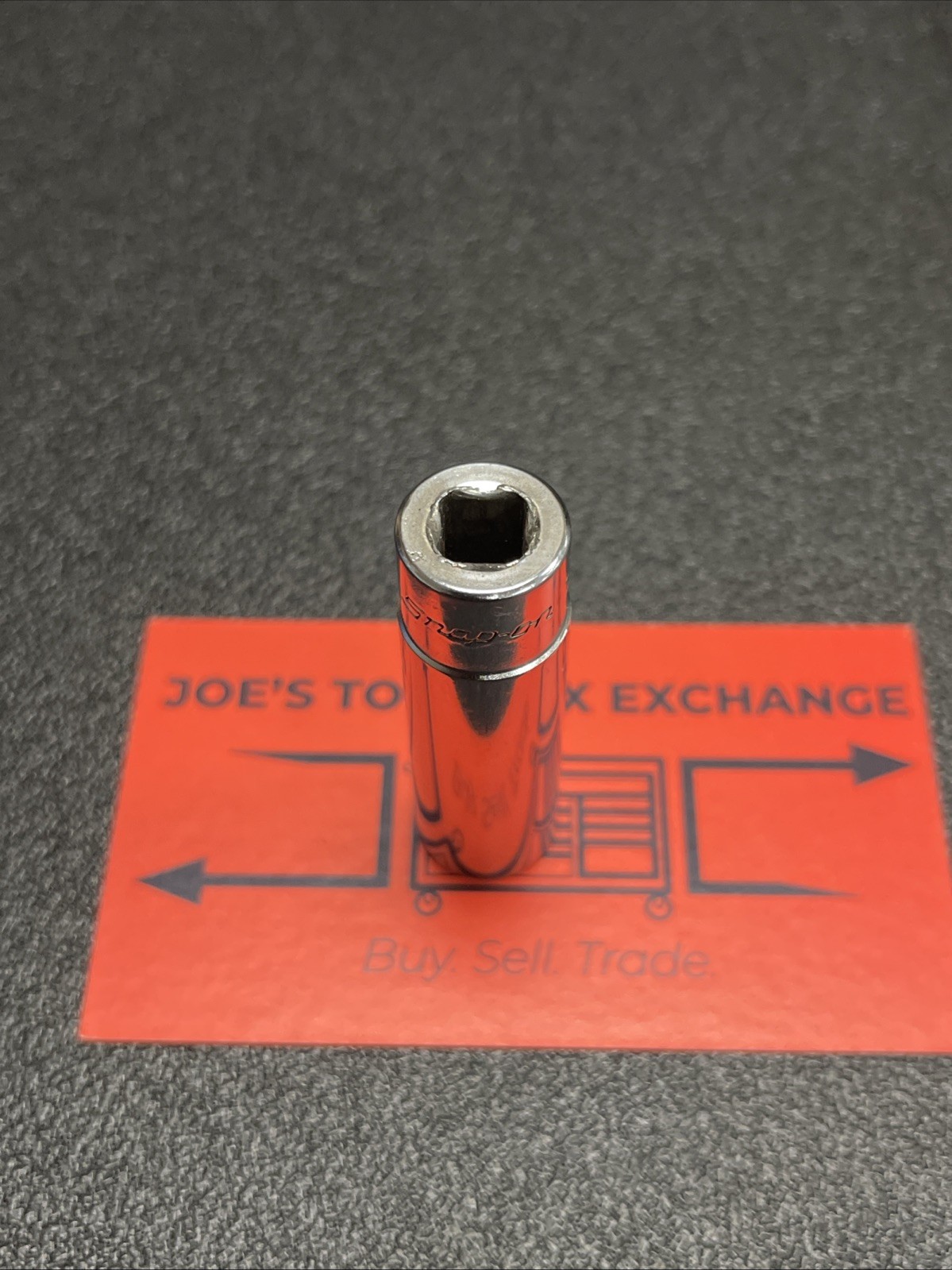 SNAP ON STM14 7/16 FLANK DEEP SOCKET 6 POINT 1/4″ DRIVE USA MADE