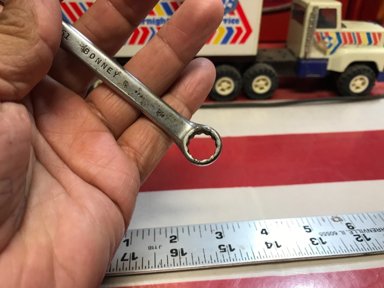 Bonney tools wrench 7/16” 1161 VINTAGE VVVv
