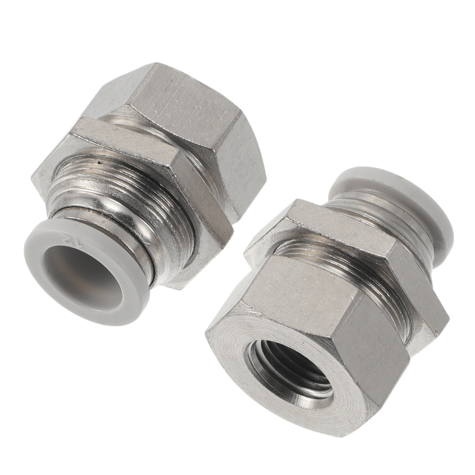 for Push to Fittings Male Straight 15/32″-12.7mm / 1/4″BSPT White