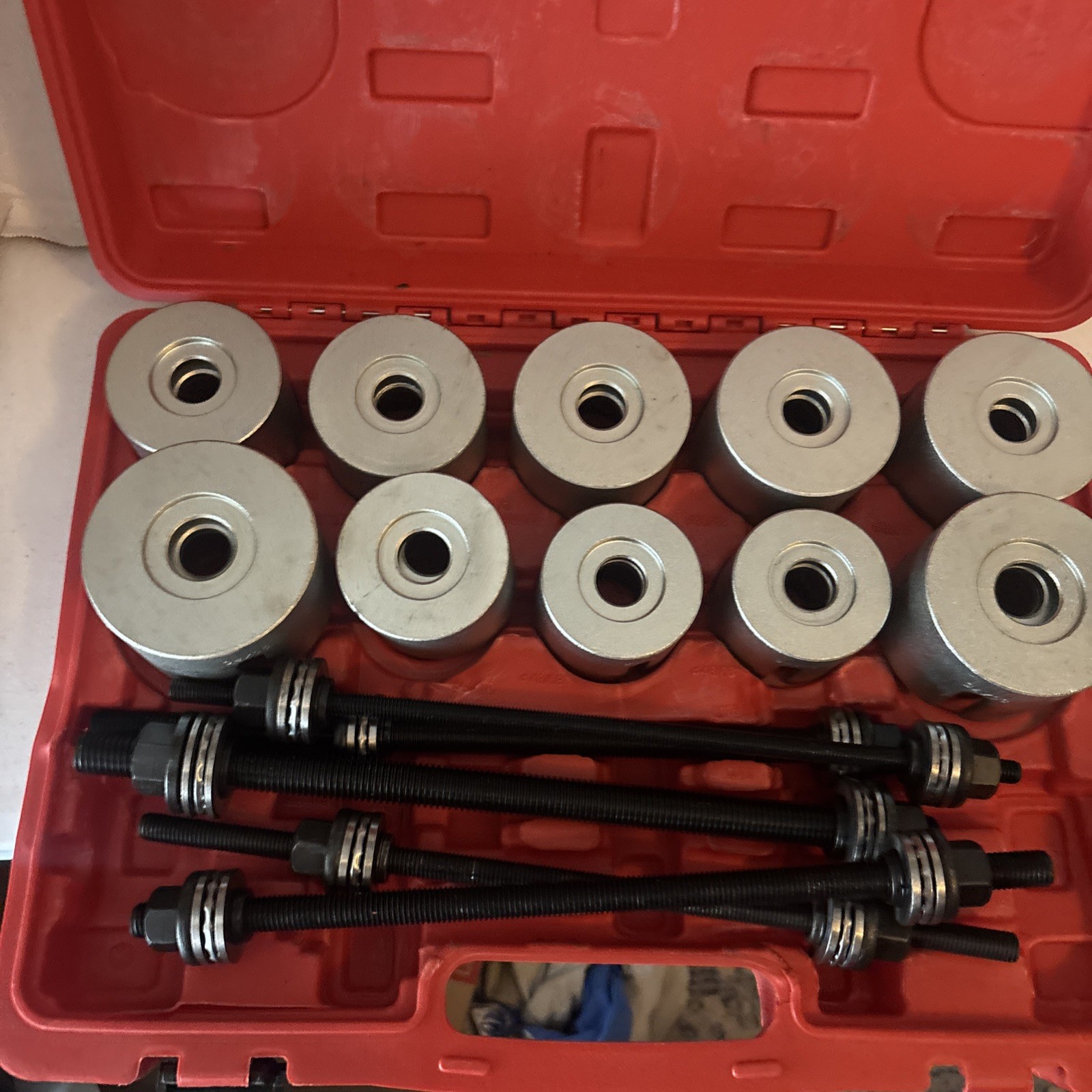 27 Pieces Press and Pull Sleeve Kit Bearings Bushes and Seals Remove&install Set