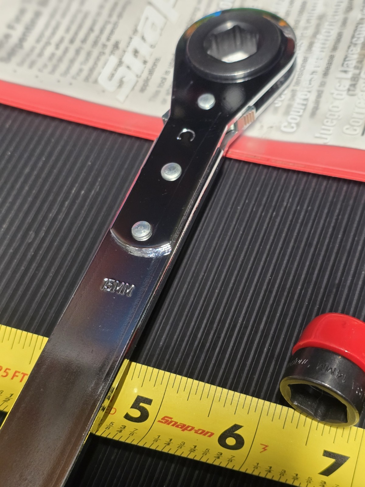 SNAP ON YA9350B1 SERPENTINE BELT PULLEY TENSIONER TOOL WITH ALL SOCKETS BRANDNEW