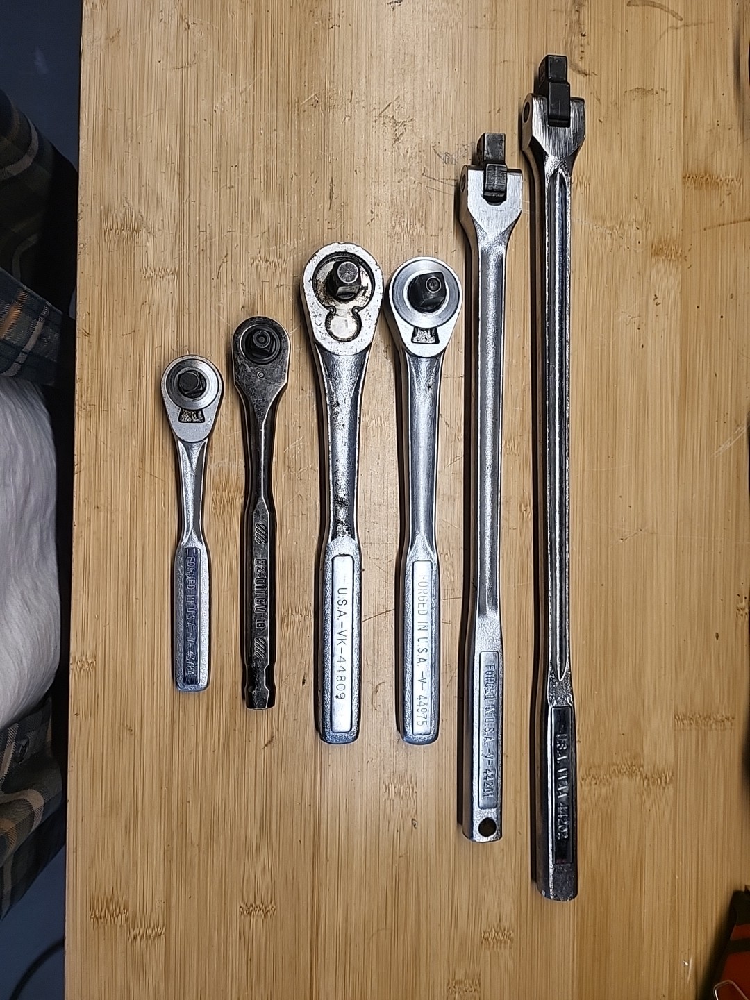Craftsman Ratchet And Breaker Bar Lot 1/2 And 3/8 Inch