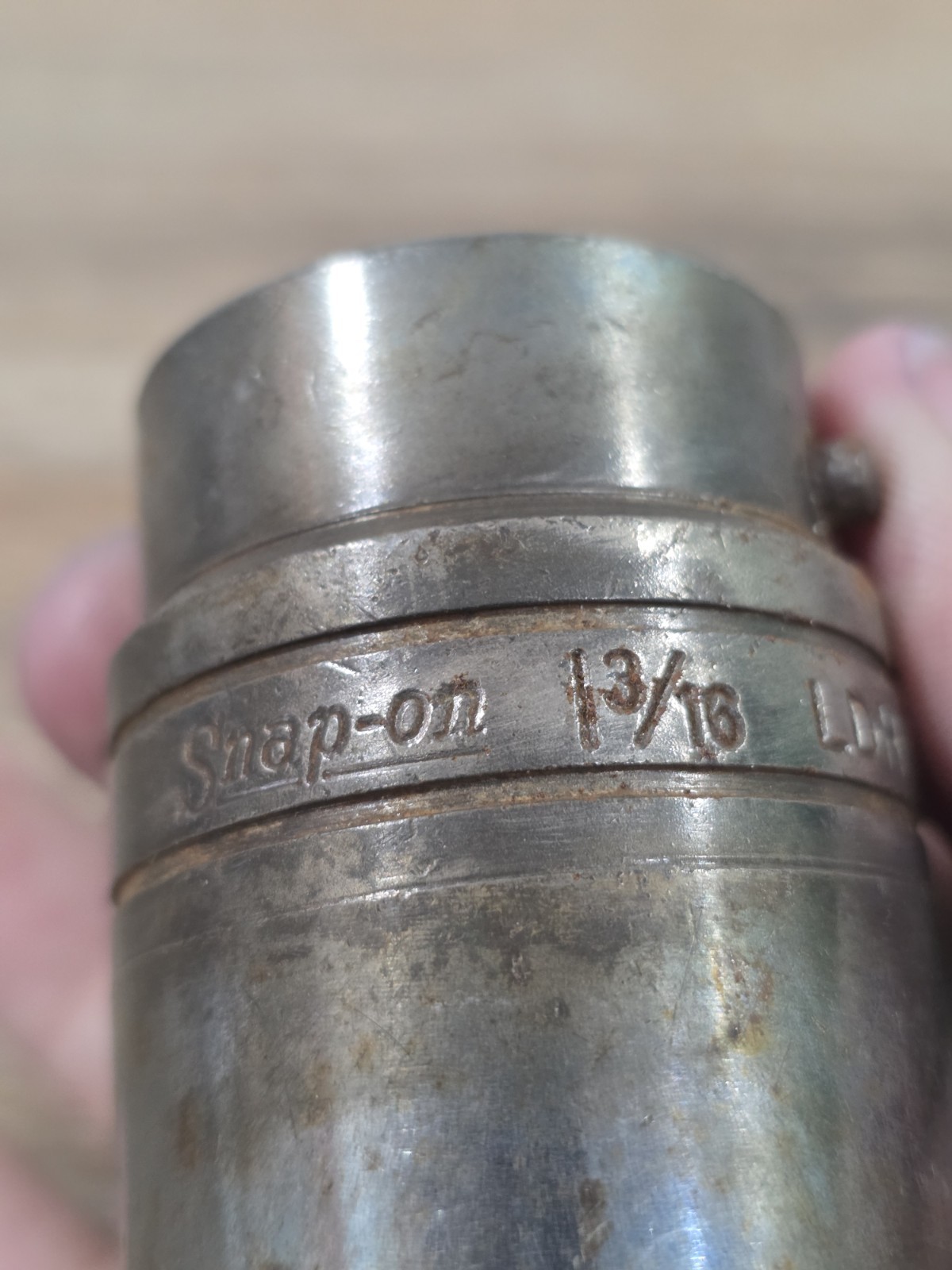 Snap-on 1-3/16″ Socket 3/4″ Drive 12 Point Shallow LDH-382 USA Made Tool