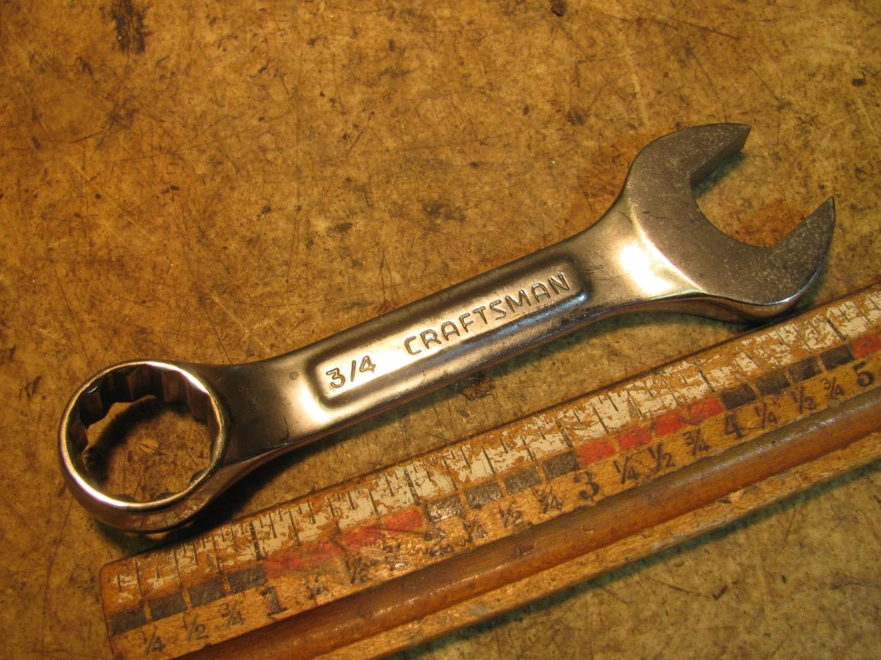 Craftsman VV 44109 3/4″ Stubby Combination Wrench