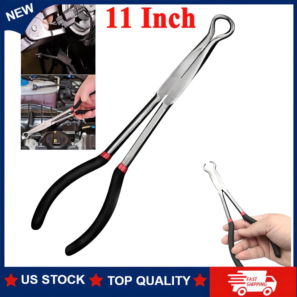 HOT 11″ Electrical Disconnect Long Spark Plug Removal Pliers For Car Connector