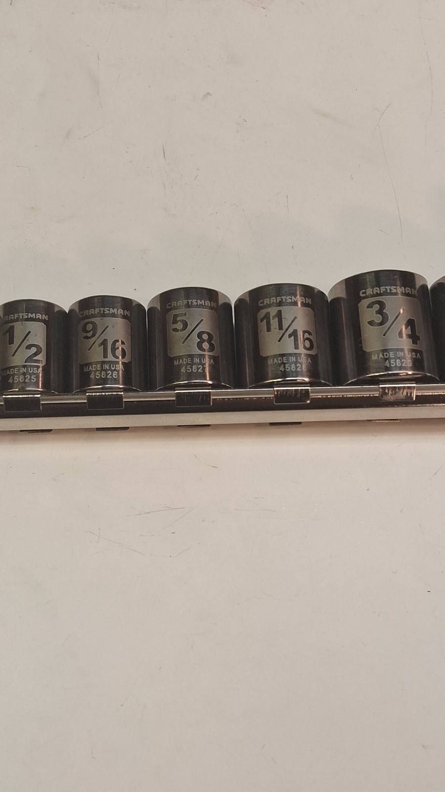 CRAFTSMAN EASY READ 24-PIECE 3/8″ DRIVE 6 POINT METRIC/SAE SOCKET SET *USA*