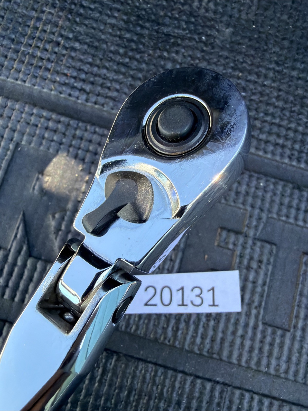 Sears Craftsman 12″ Flex Head Ratchet 3/8″ Drive Black 44836 Ergonomic USA Nos