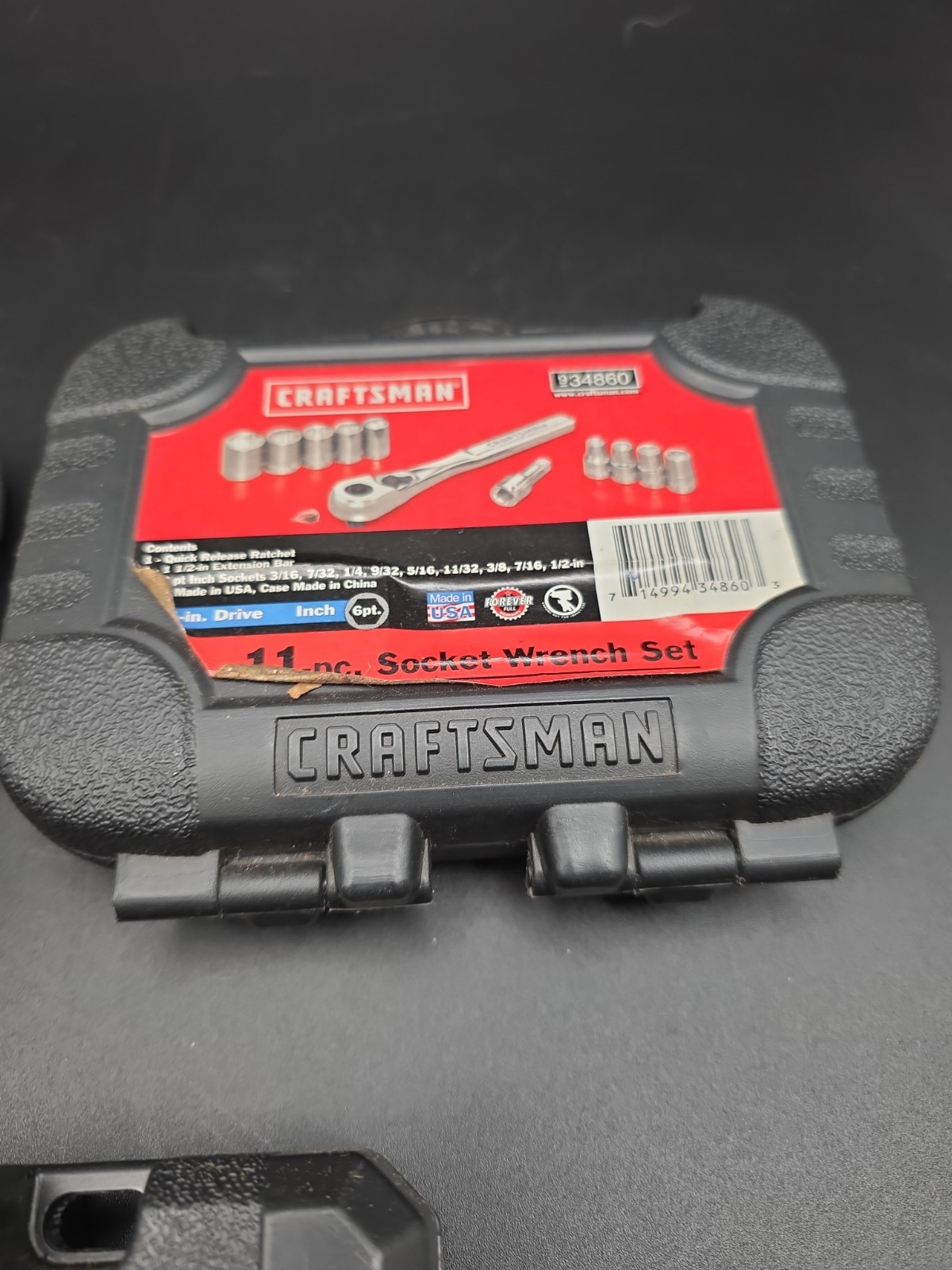 Lot Of 3 Complete Craftsman Socket Wrench Sets #34861 #34860 & #34860