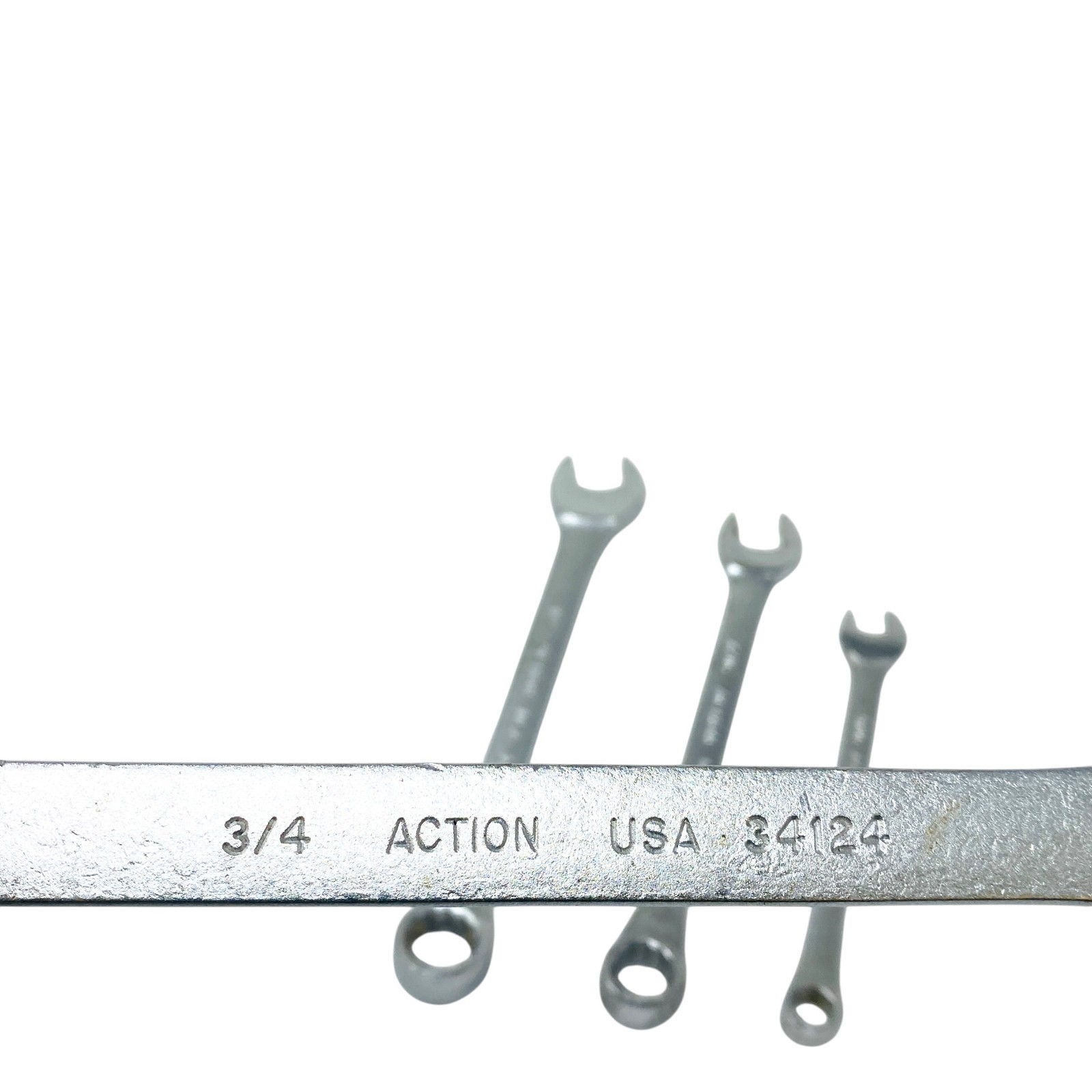 Action USA Lot SAE Combination Wrench Hand Tool Equipment Set, 4 Pcs