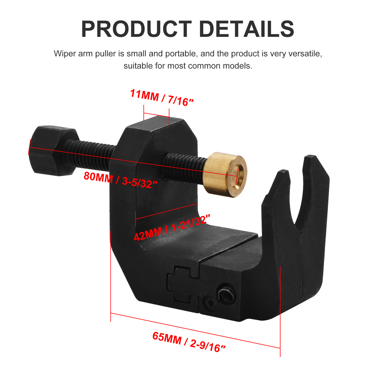 Adjustalbe Light Auto Windshield Wiper ARM Remover Tool PullerKit for BMW Serial