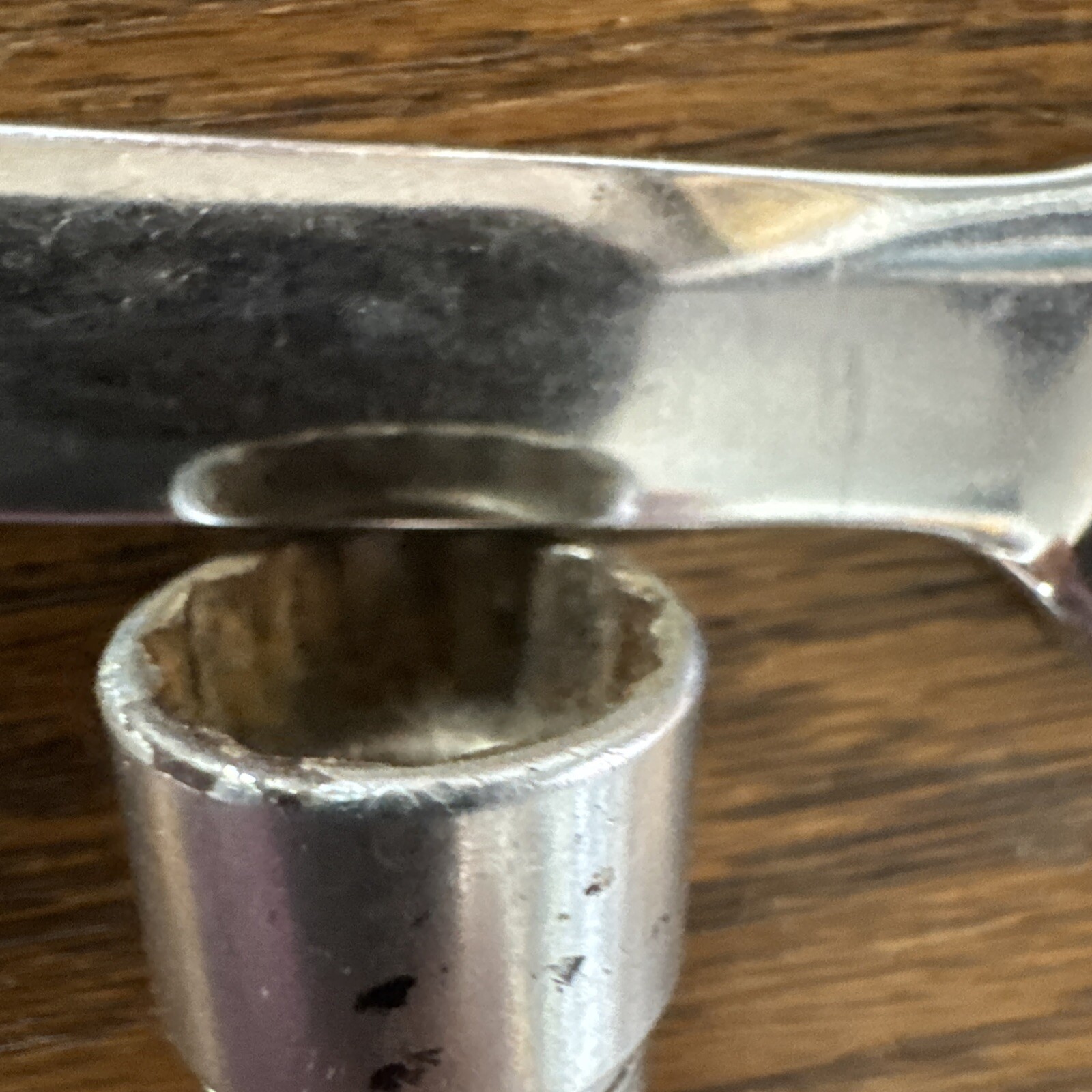 3 snap on 1/2 inch drive socket 14mm 1 3/8 drive 9/32 Open end wrench 11/16 5/8