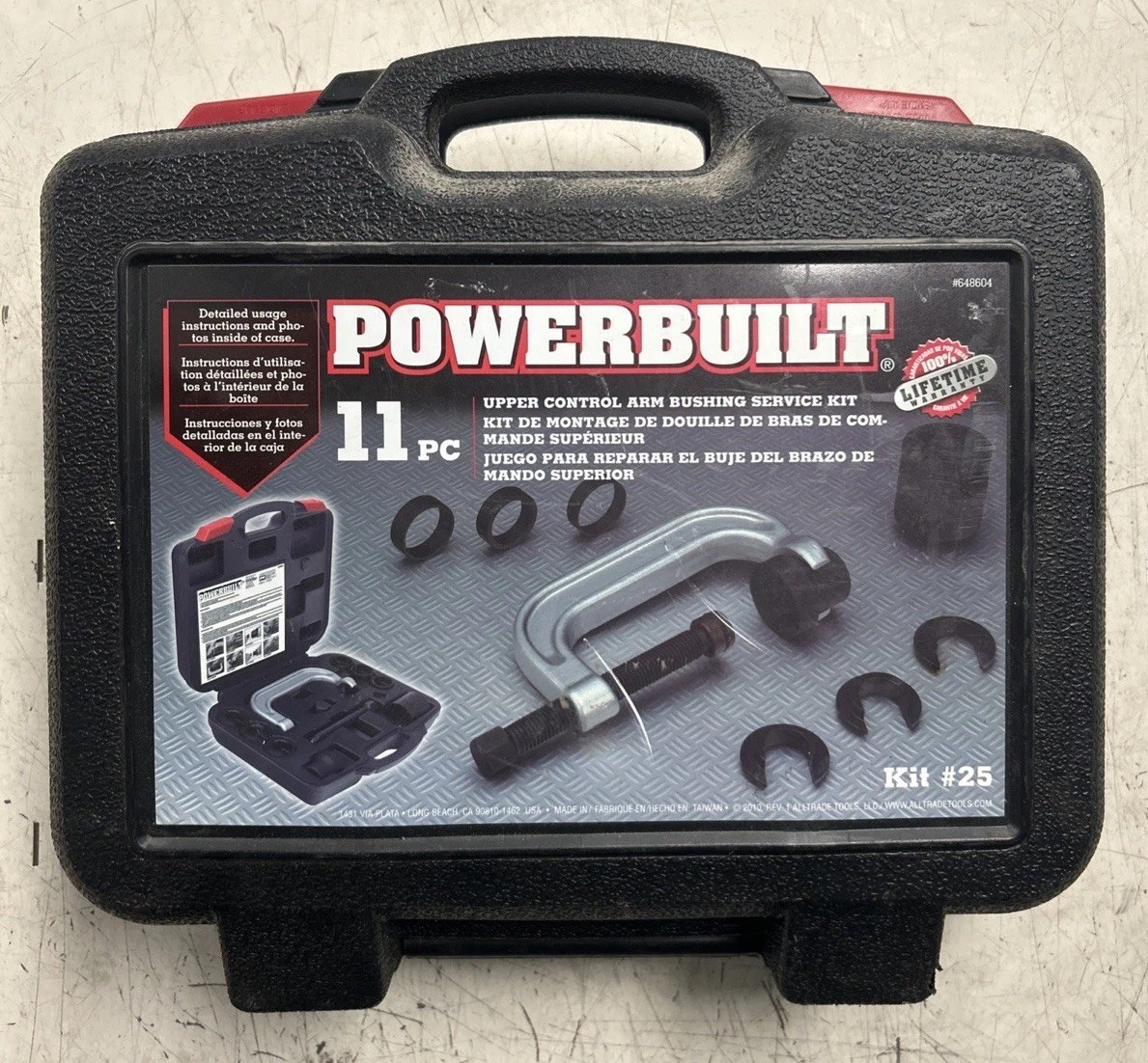 Powerbuilt Upper Control Arm Bushing Service Set 648604