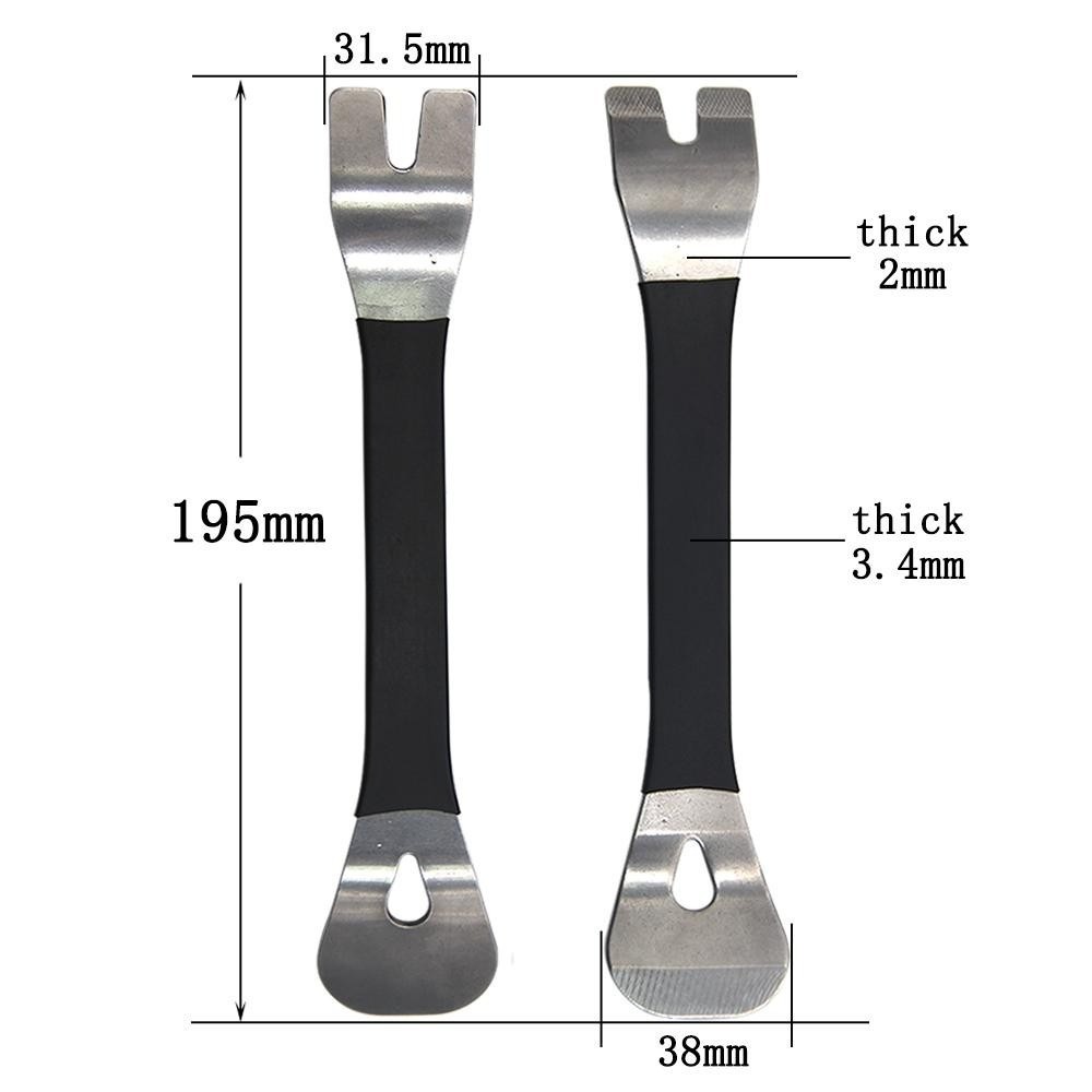 Stainless Steel Pry Tool for Car Audio Dash Door Panel Trim Removal Tool Kit