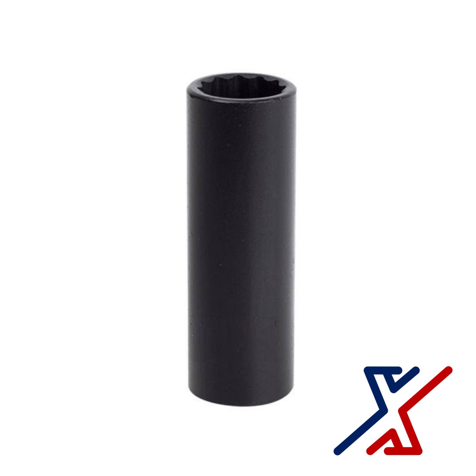 27 mm. x 1/2″ Drive, 12 Point Deep Impact Socket, Spindle Axle Nut by X1 Tools