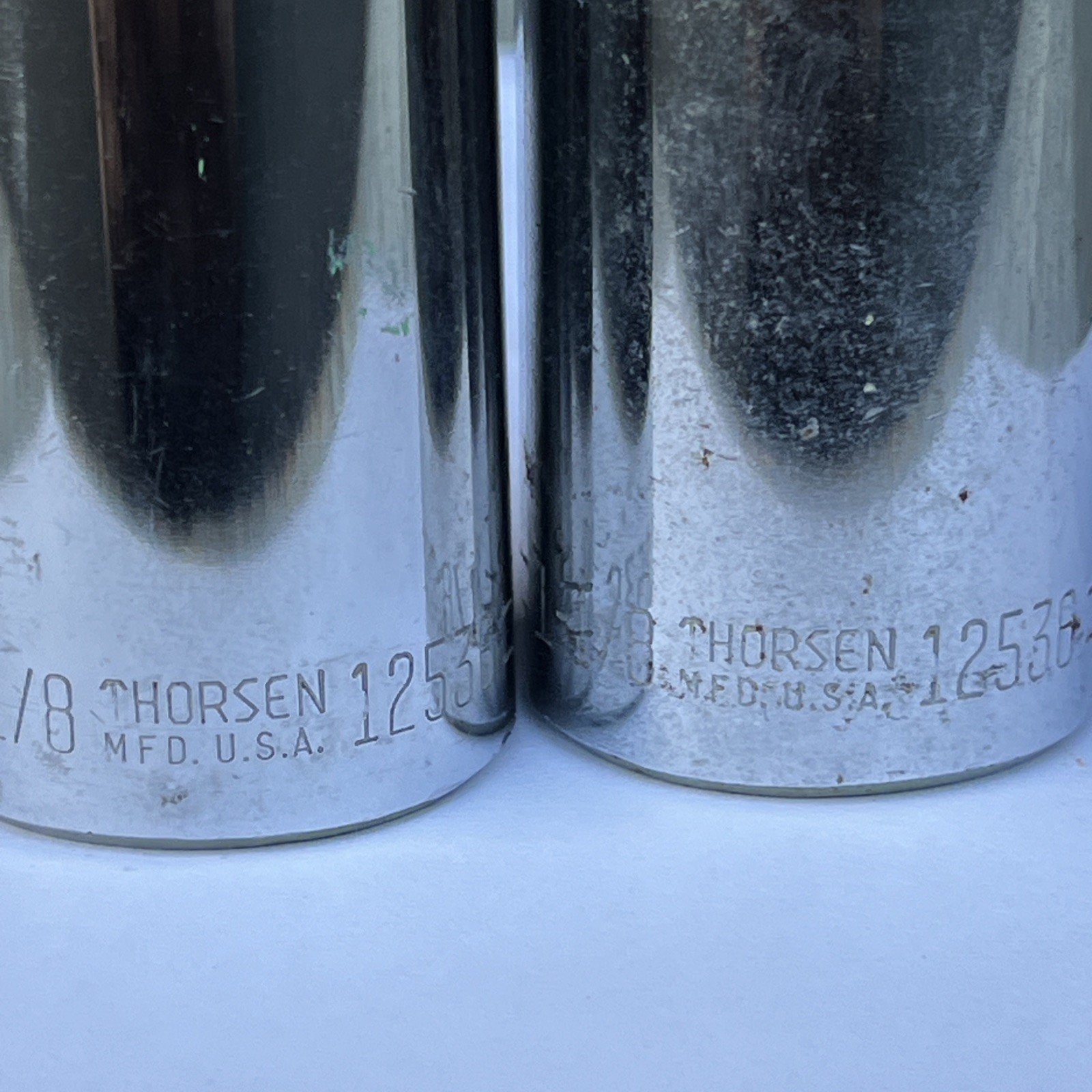 2 VTG Thorsen Extended 1-1/8” – 1/2” Square Drive 6 Point Socket SAE #12536 USA