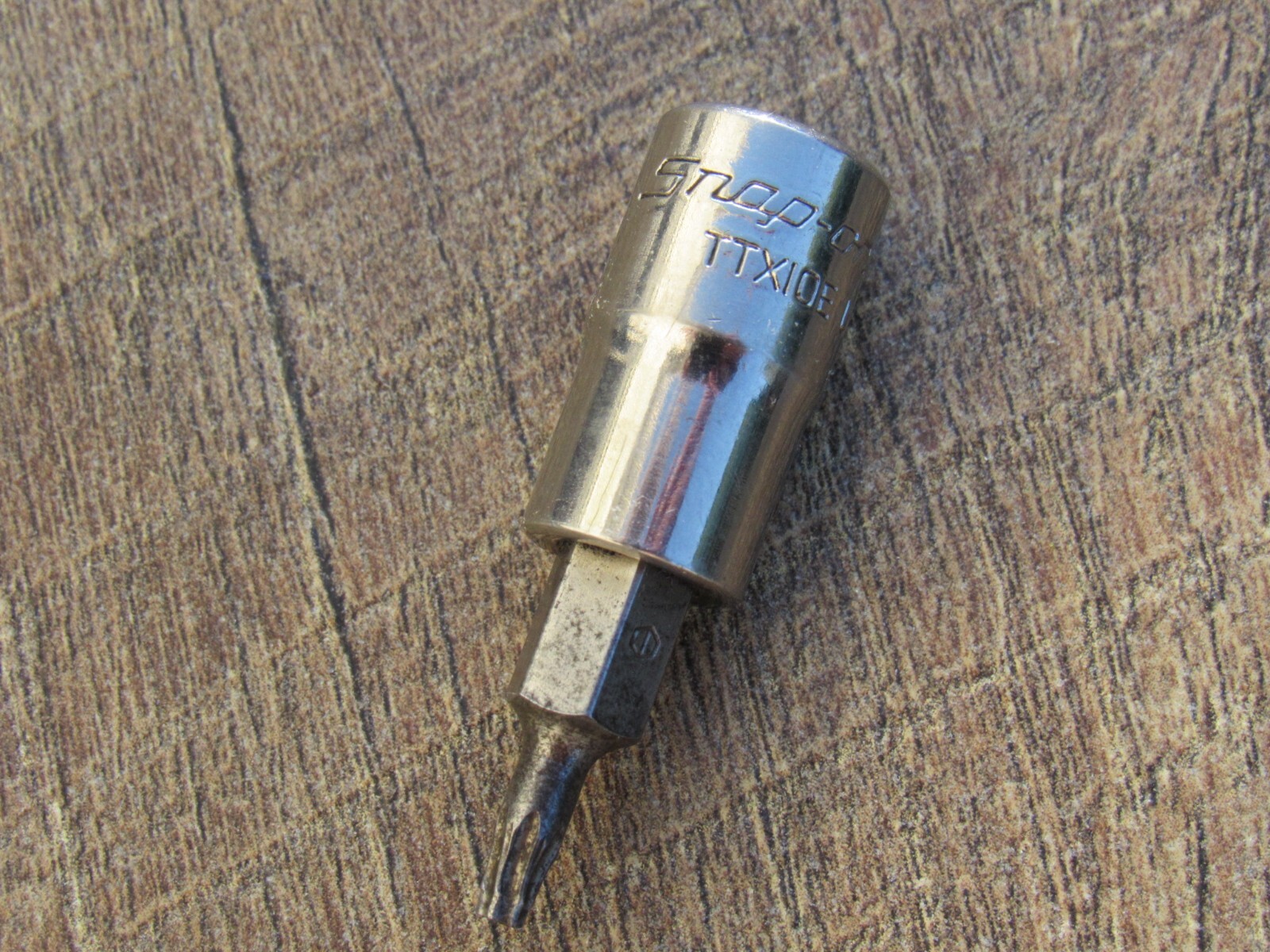 SNAP ON TTX10E T-10 1/4″ DRIVE CHROME NEW LOGO TORX BIT DRIVER SOCKET T10 T 10