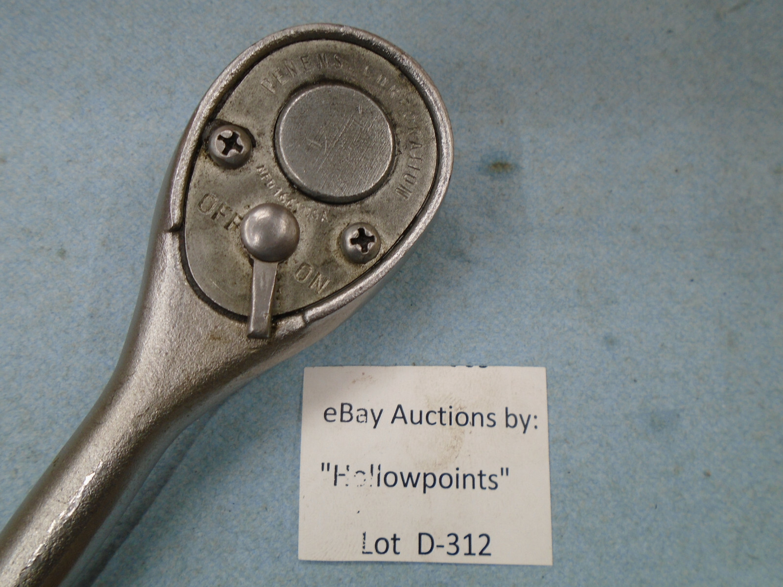 Penens Corp. USA 1/2″ Drive Ratchet No. 1661 Vintage Tool 9.6″ long D312