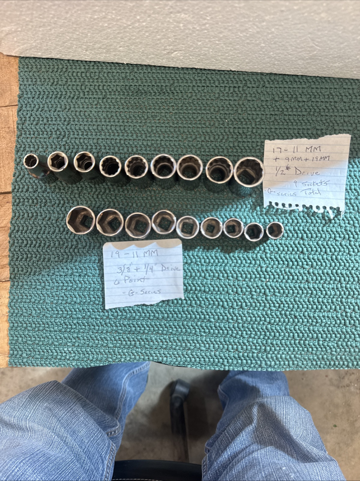 Lot Of 18 Craftsman Metric Sockets In Great Shape USA See Pictures 2 Sets
