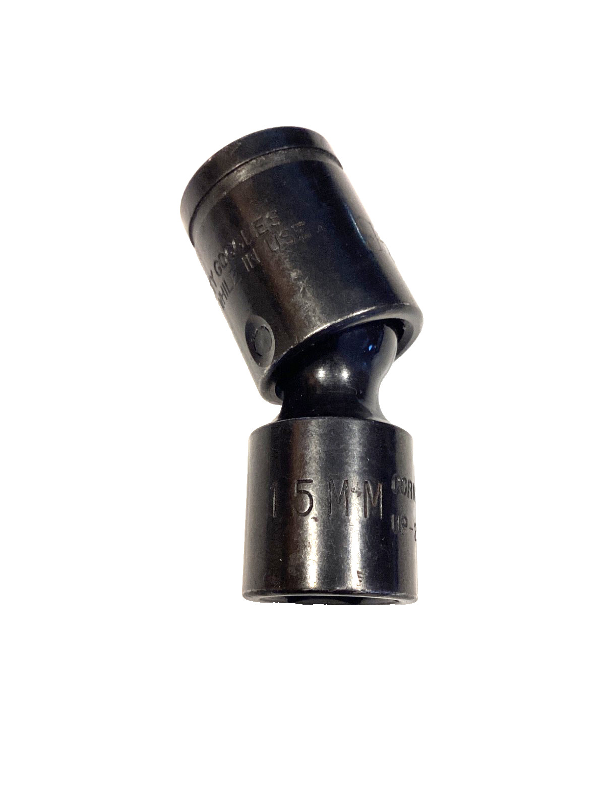 Cornwell Tools USA 3/8” Drive 15MM 6 Point Impact Universal Socket UP2215MM MINT