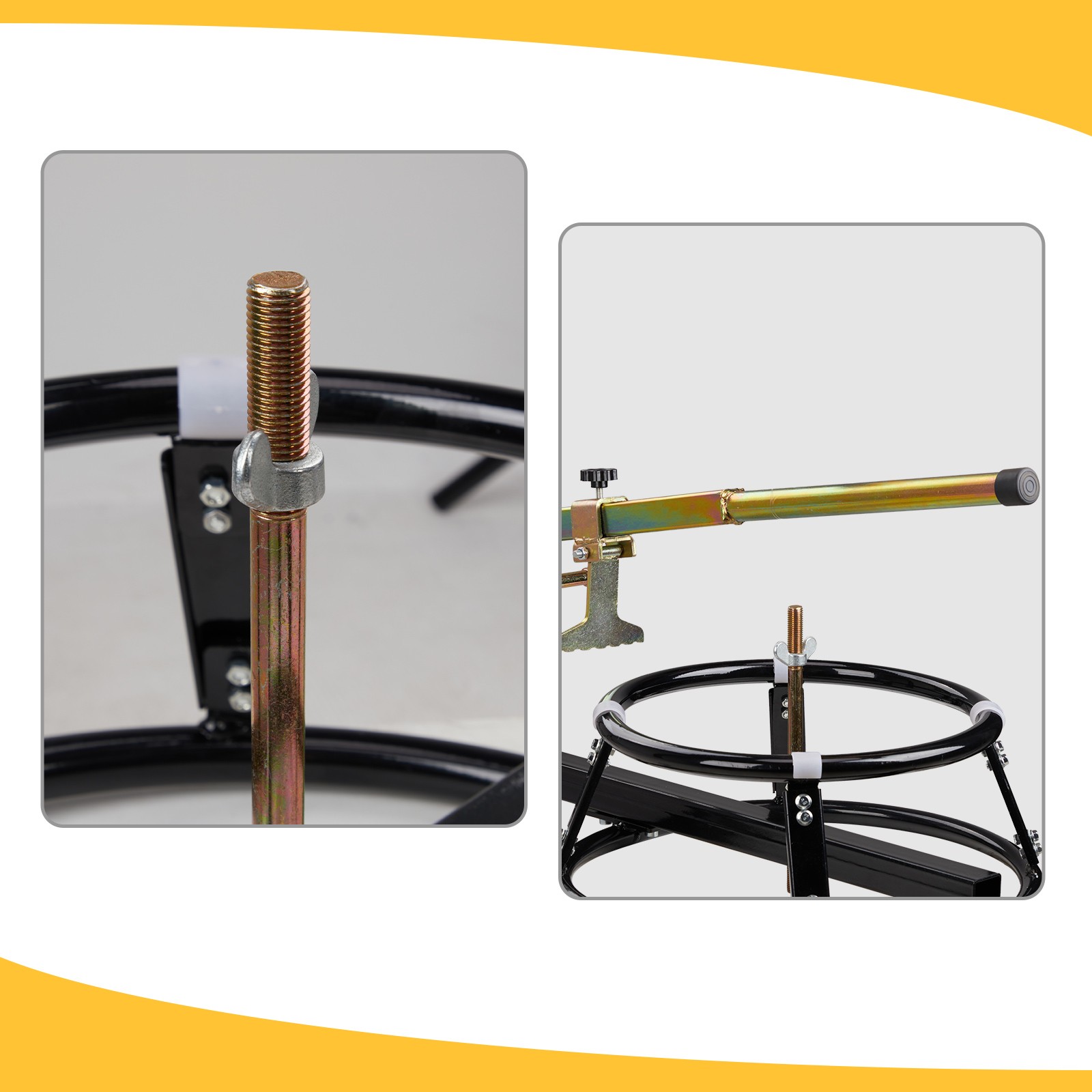 Portable Motorcycle Tire Changing Stand with Bead Breaker Dirt Bike Changing