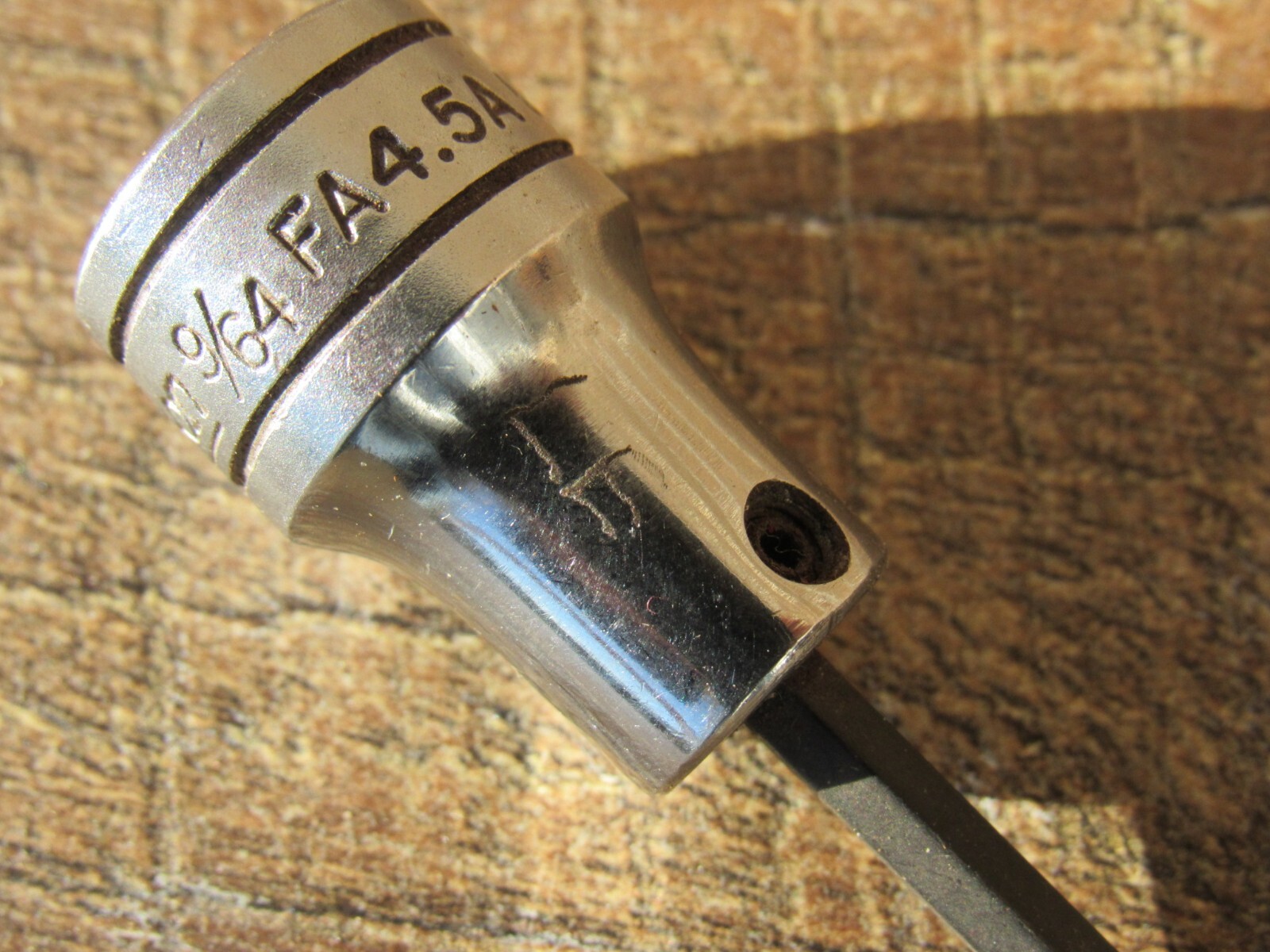 SNAP ON 9/64″ SAE FA4.5A 3/8″DRIVE STD HEX BIT SOCKET DRIVER FA4.5 UNDERLINE FA