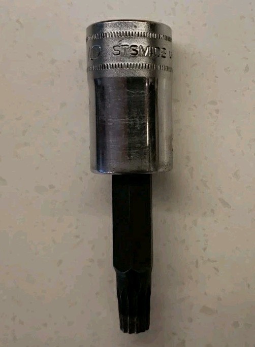 STSM10B ~ Snap-On ~ 1/2″ Drive Metric 10 mm Standard Triple Square ~ Made in USA
