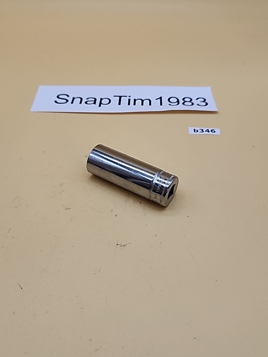 Snap-on Tools SFSM18 3/8 Drive 6 Point Chrome Deep 18mm Metric Socket