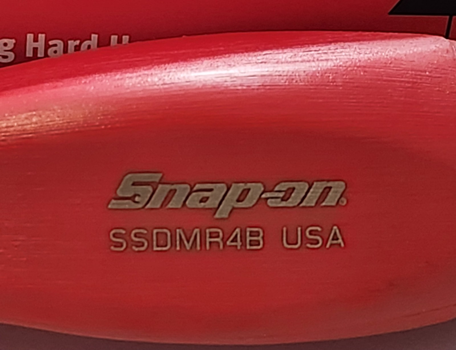 Snap-on Tools USA NEW RED Hard Handle Ratcheting Screwdriver SSDMR4B 🇺🇸