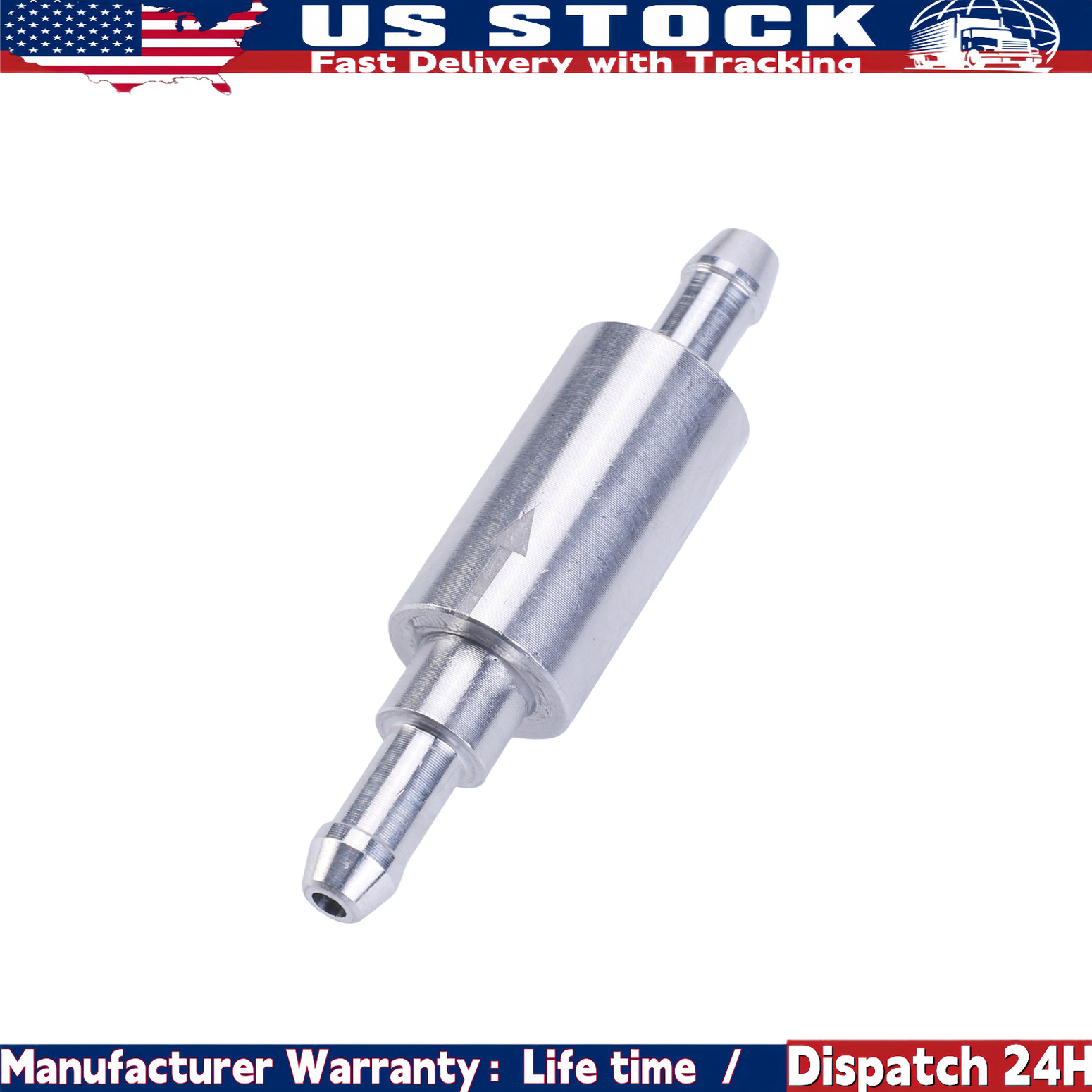 6 PCS BRAKE BLEEDER HOSE, ONE WAY CHECK VALVE TUBE BLEEDING TOOL KIT SILVER NEW