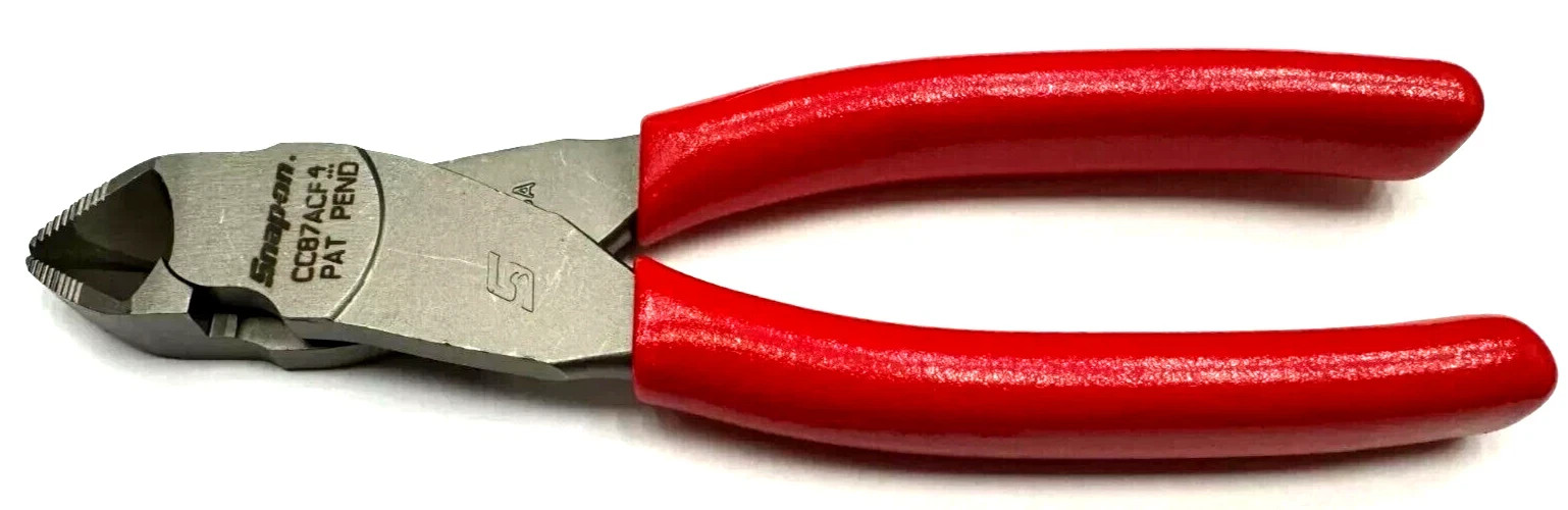 Snap-on RED 8″ Combination Cut Flush Cutter w/Hard Wire Feature CC87BCF NEW USA