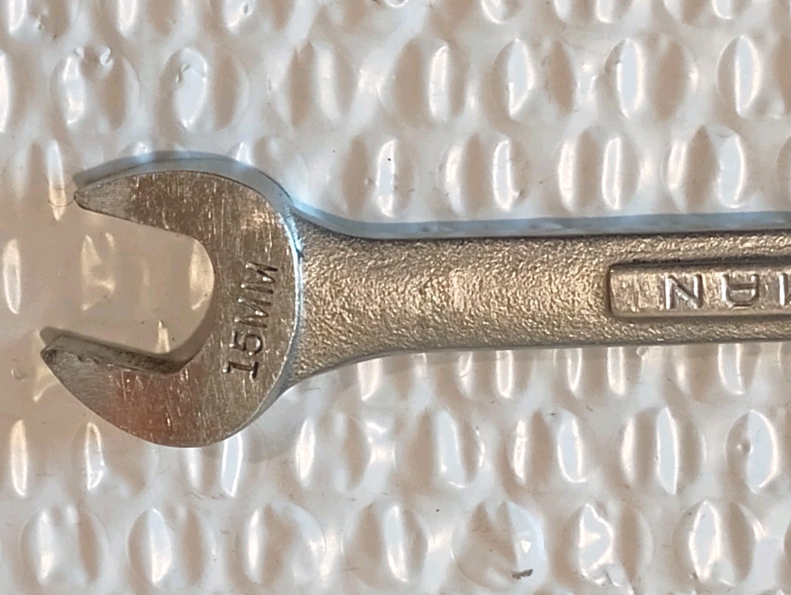 CRAFTSMAN TOOLS USA V44507, 13MM x 15MM DBL. OPEN – END WRENCH, 7″ LONG.