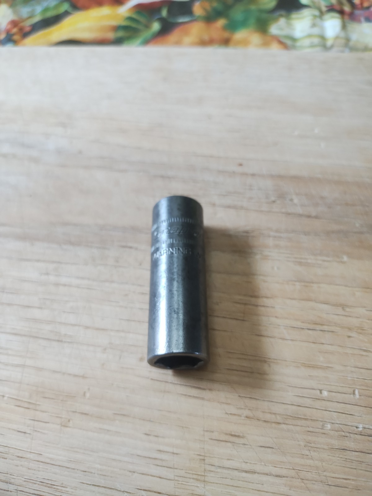 Snap On 12mm Deep, Flank Drive, 6 Point, 3/8″ Drive Impact Socket. Part #SIMFM12