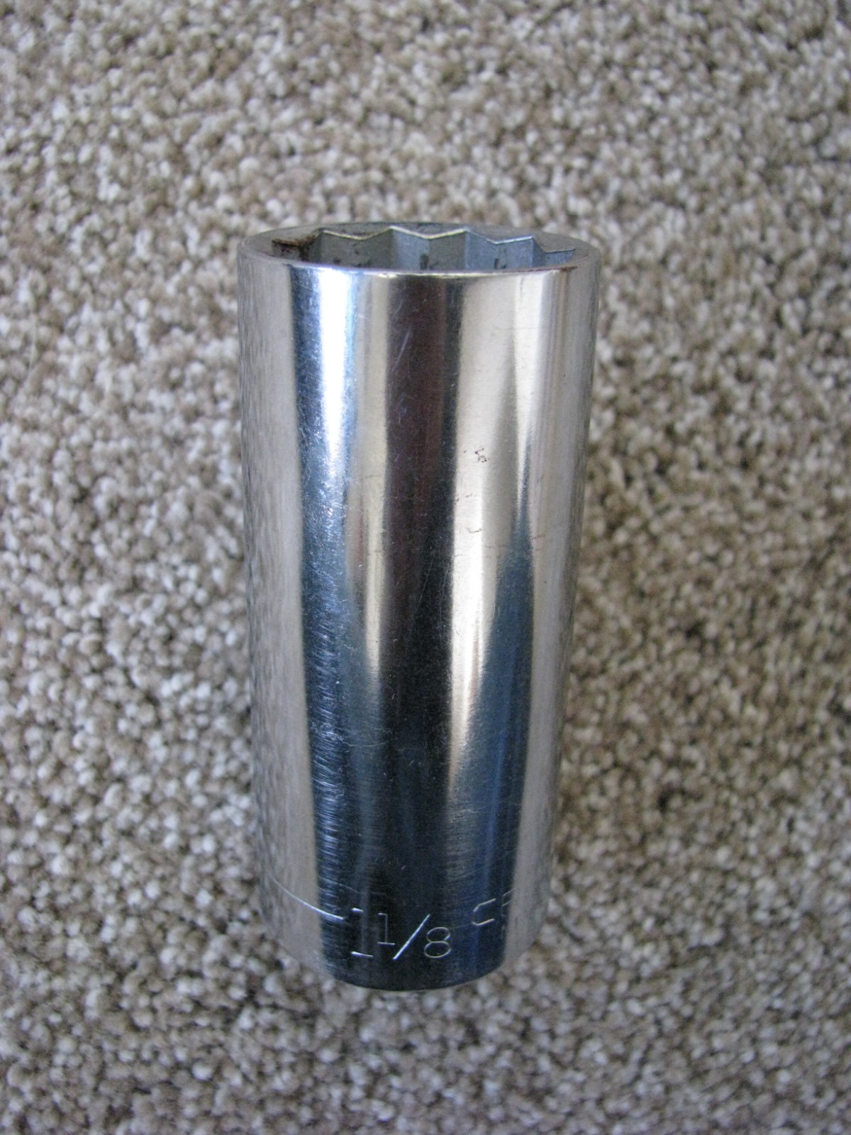 VINTAGE CRAFTSMAN (9 Pcs.) DEEP SOCKET SET 1/2 DRIVE , 12 POINT 9/16″ – 1 1/8″