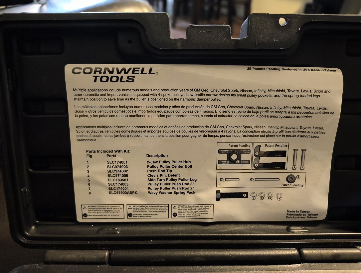 Cornwell Tools 2 Jaw Pulley Puller Slc17400