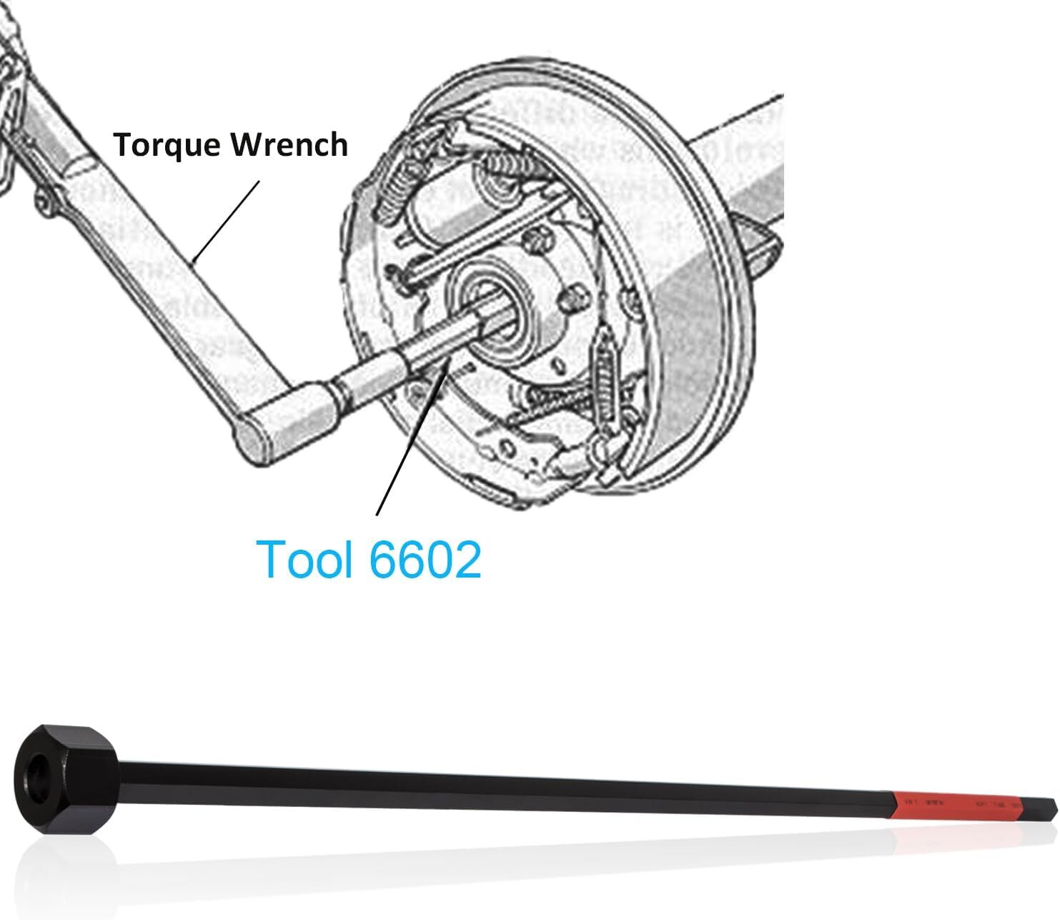 6602 Differential Bearing Preload Wrench Tool C4164 For Chrysler Dodge Rear Axle